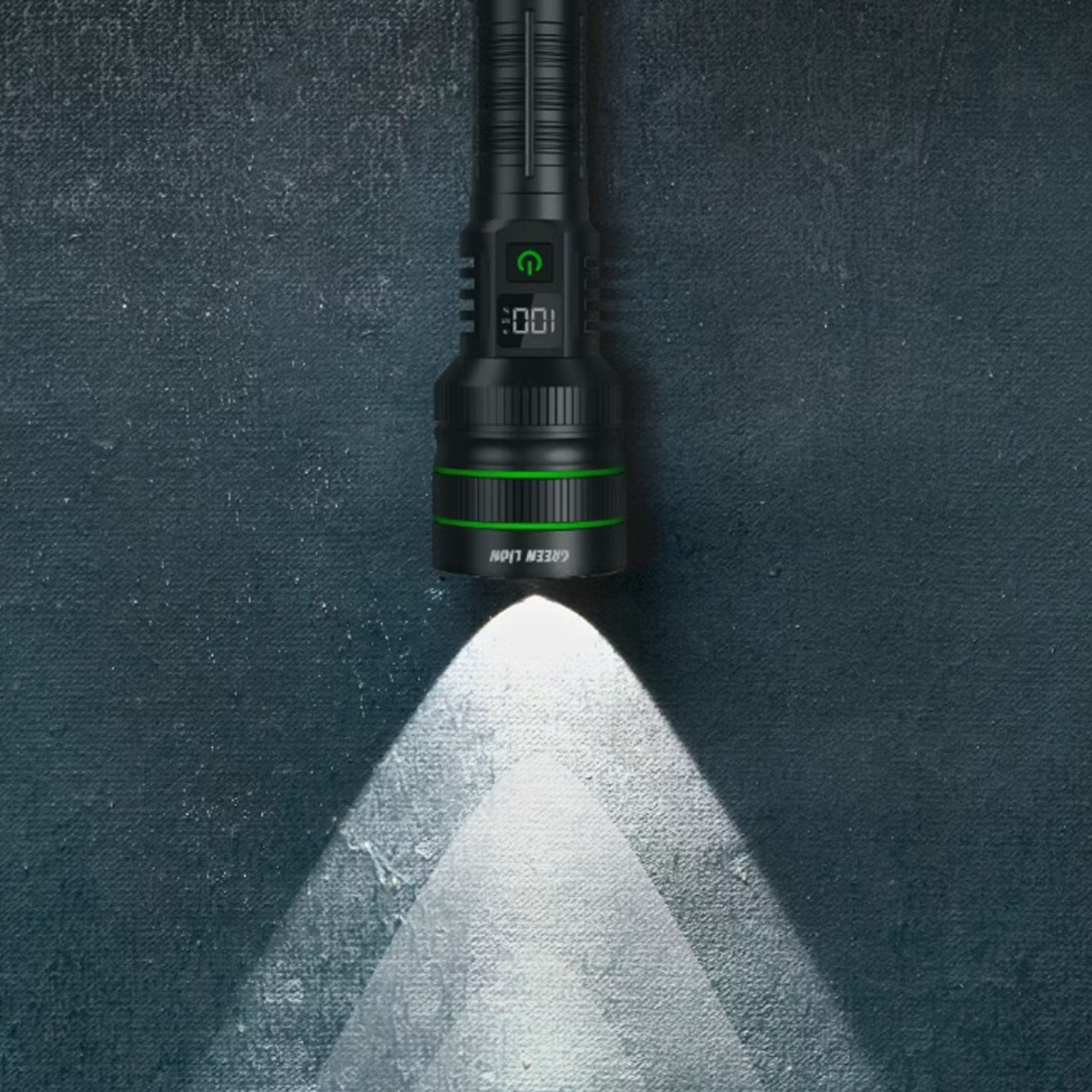 Green Lion Hyper Ray Pro LED Torch - Black