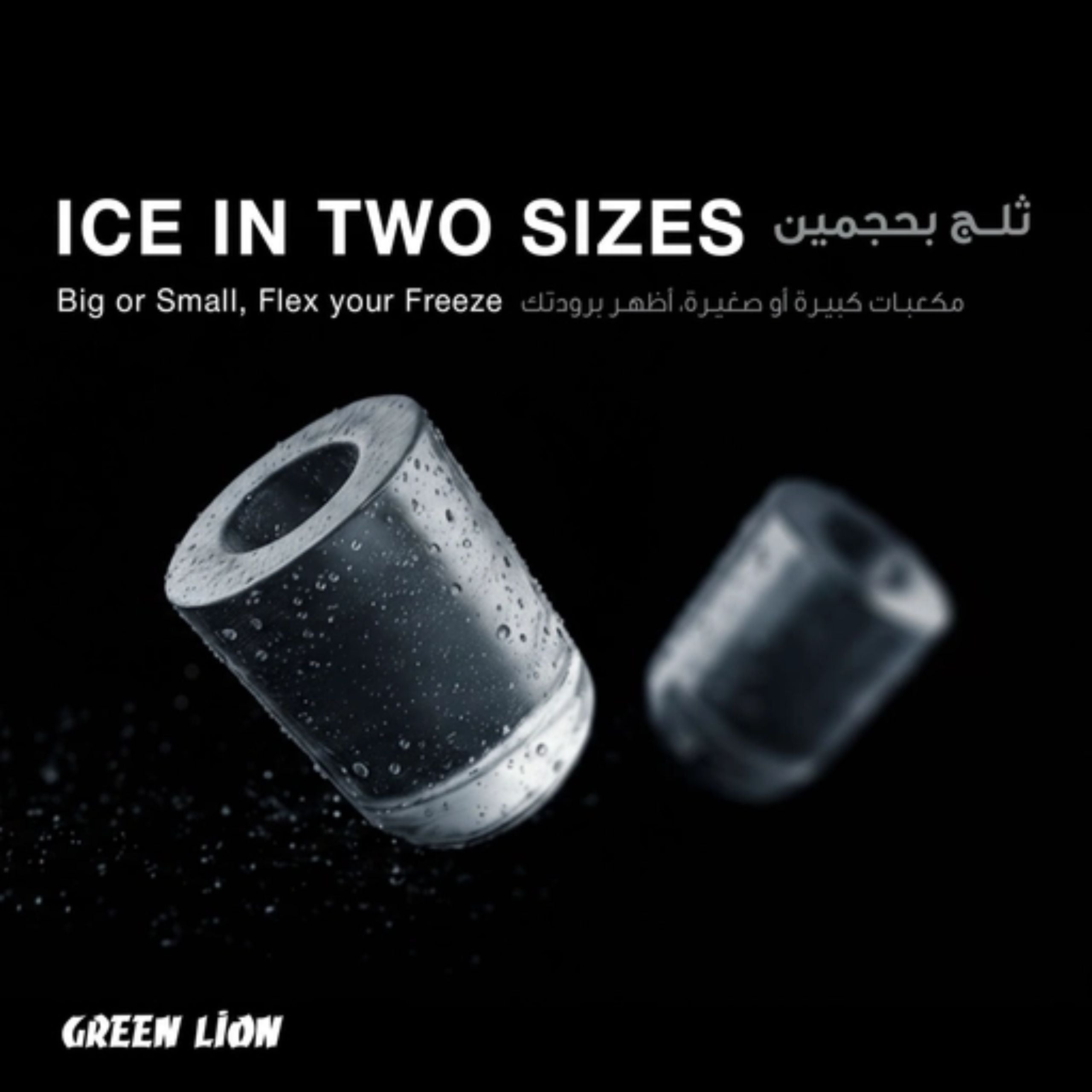 Green Lion Instant Ice Maker, 1.5 Liter Capacity - Grey