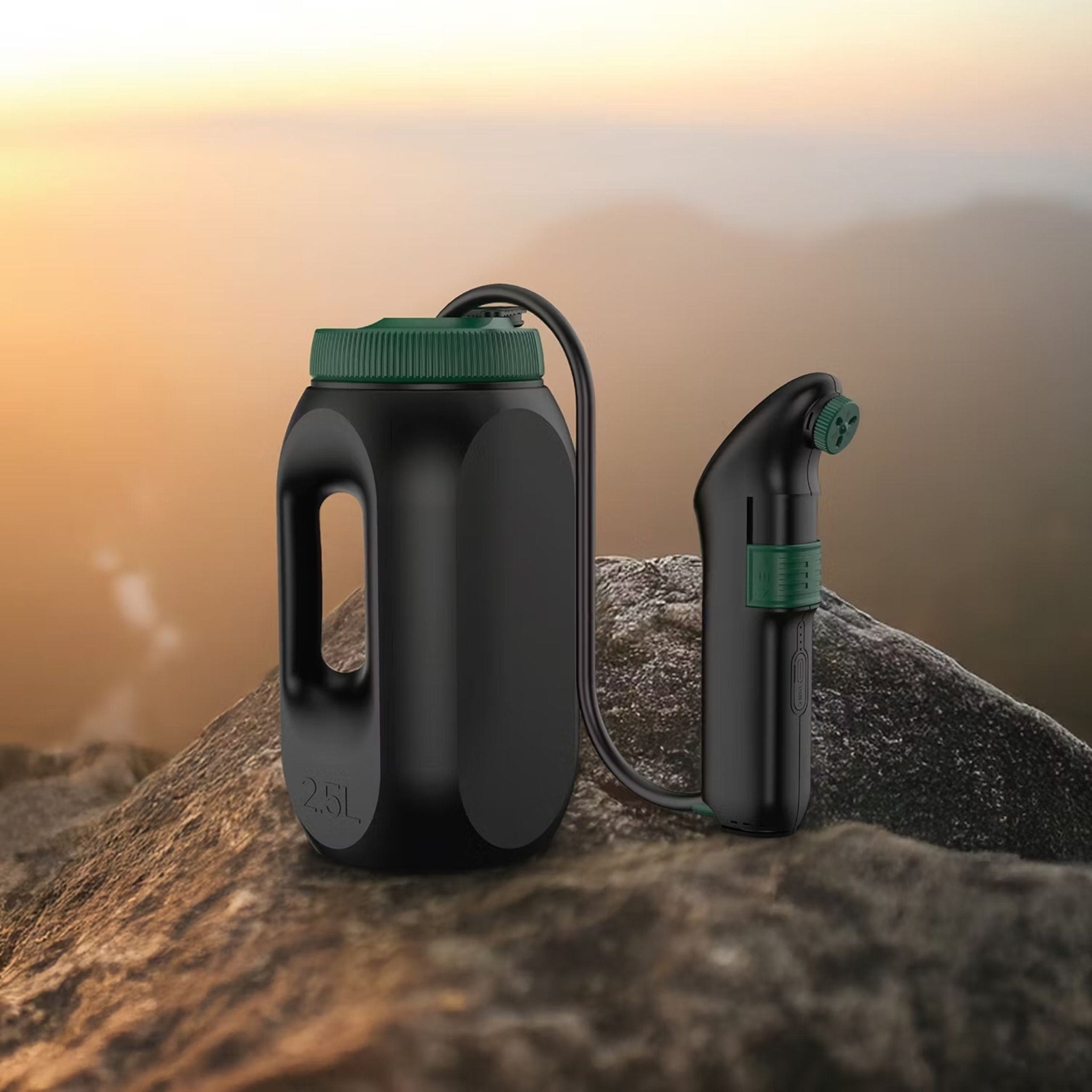 Green Lion Pro Bidet with Large Water Tank - Black