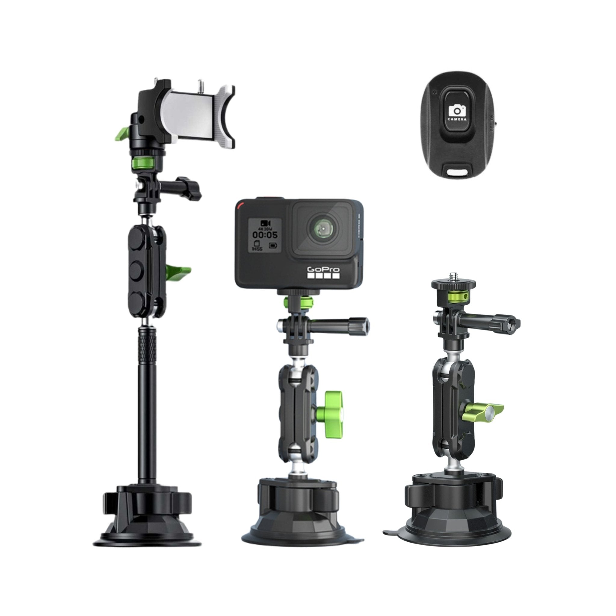 Green Lion Ultimate Holder Pro With Suction Cup Mount - Black
