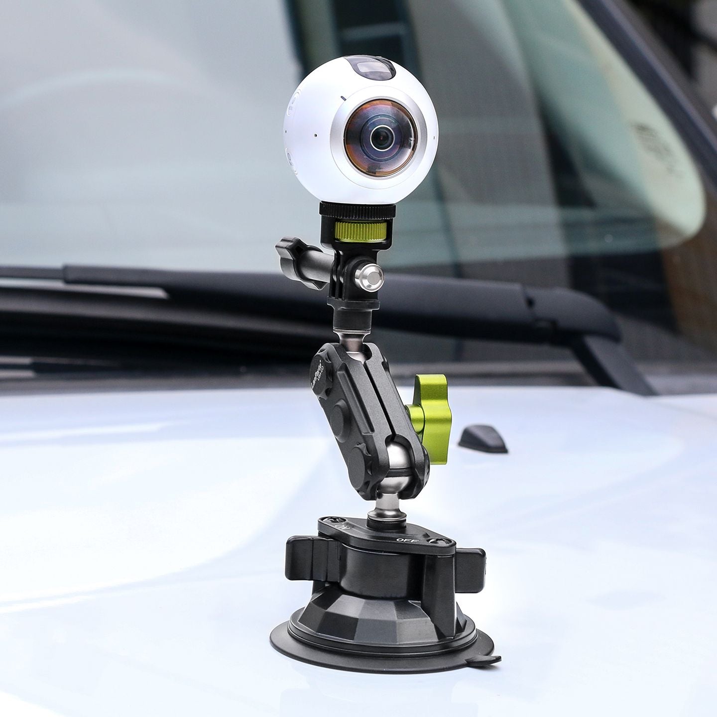 Green Lion Ultimate Holder Pro With Suction Cup Mount - Black