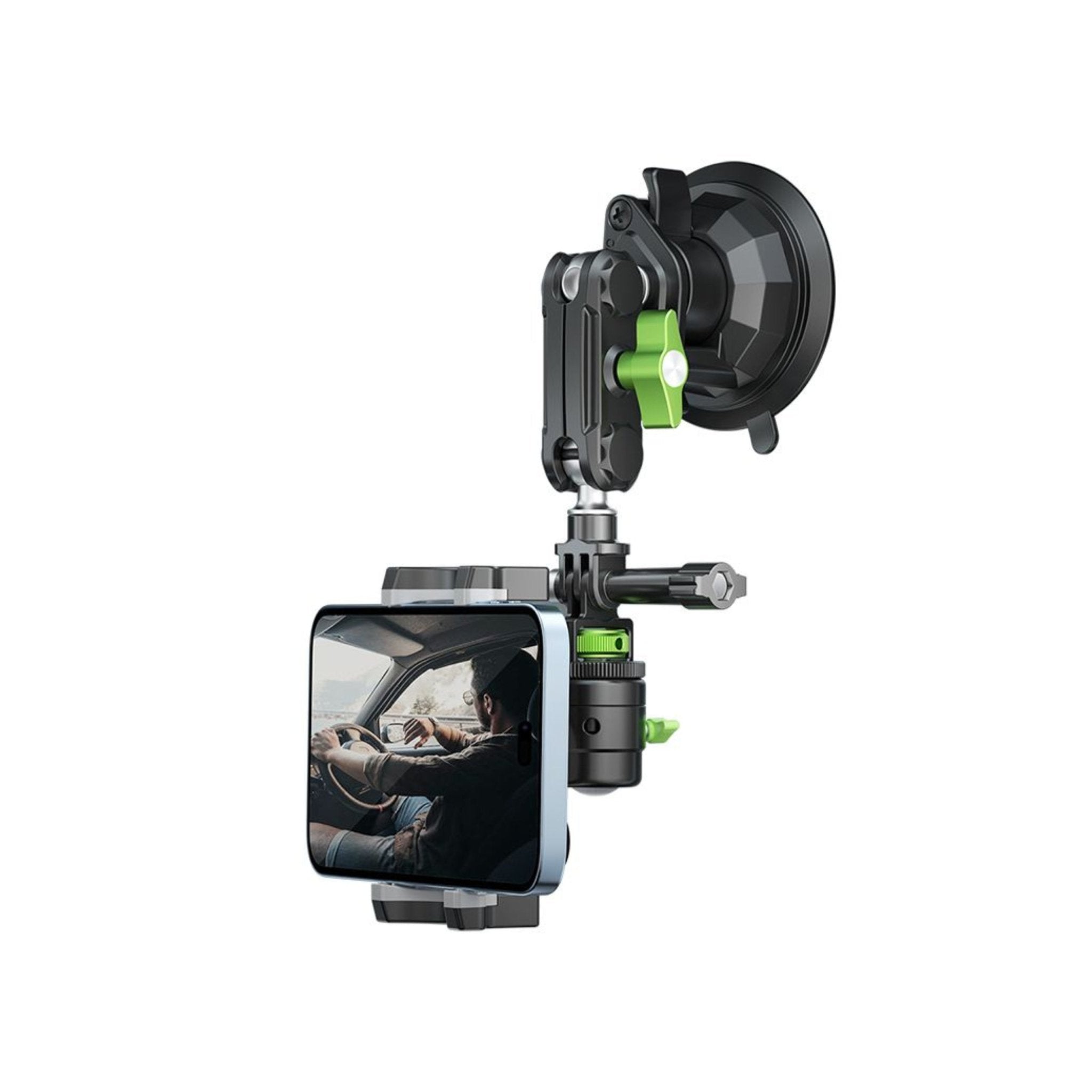 Green Lion Ultimate Holder Pro With Suction Cup Mount - Black