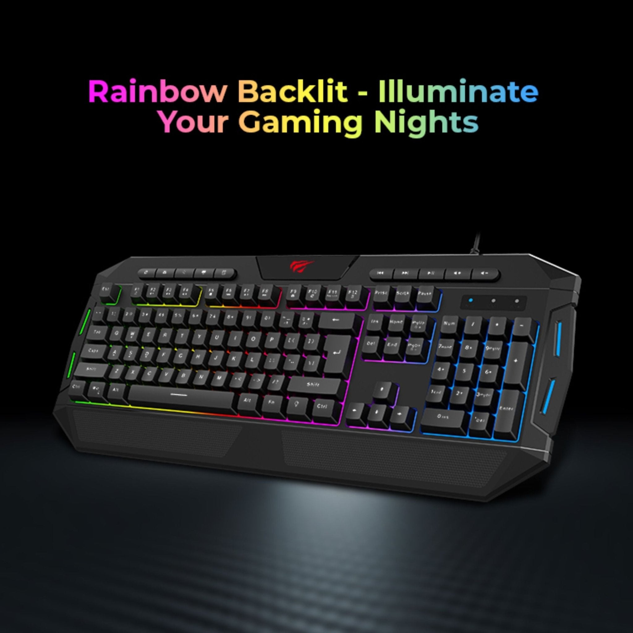 HAVIT KB501CM 4NI1 Gaming Combo - Black