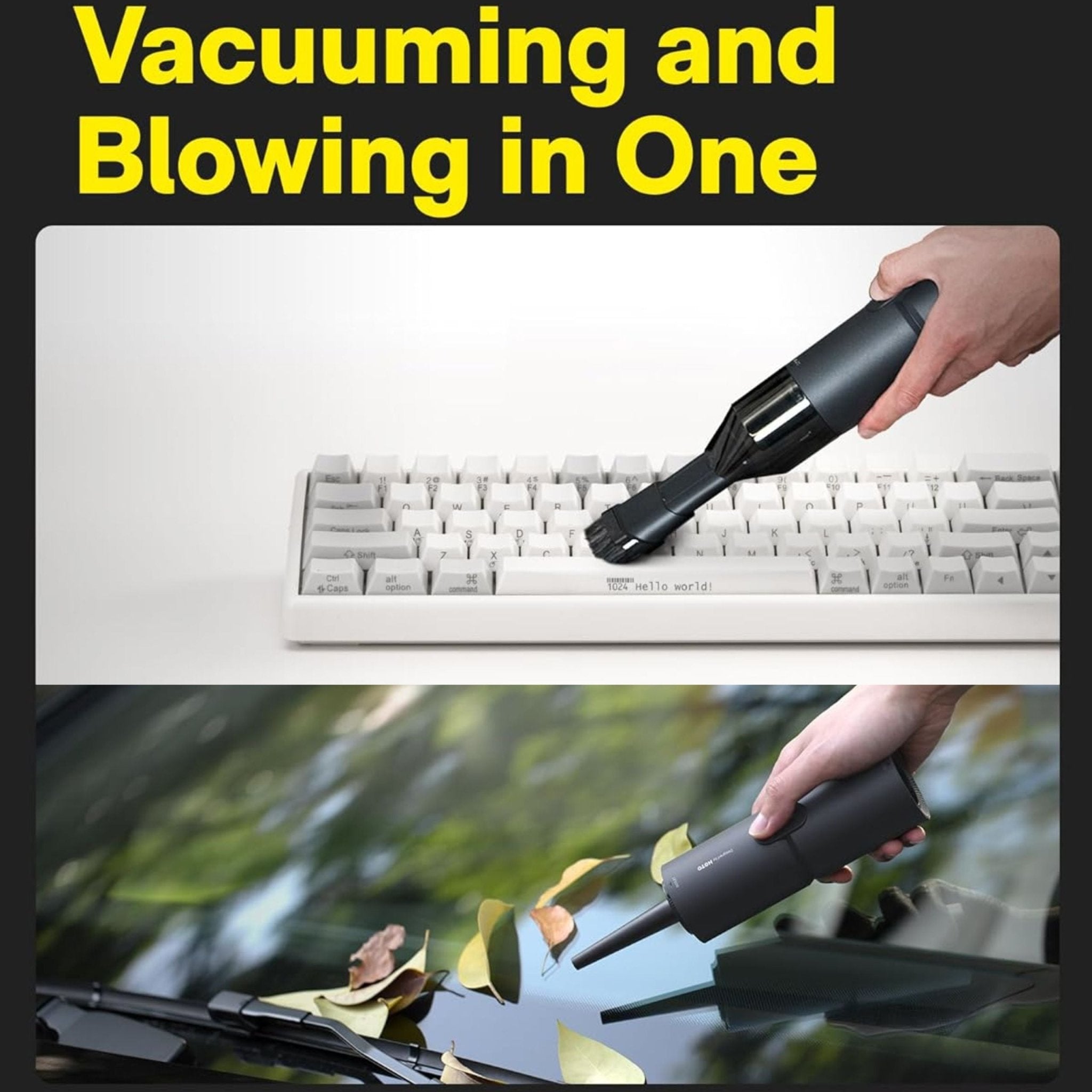 HOTO Cordless Air Duster & Vacuum