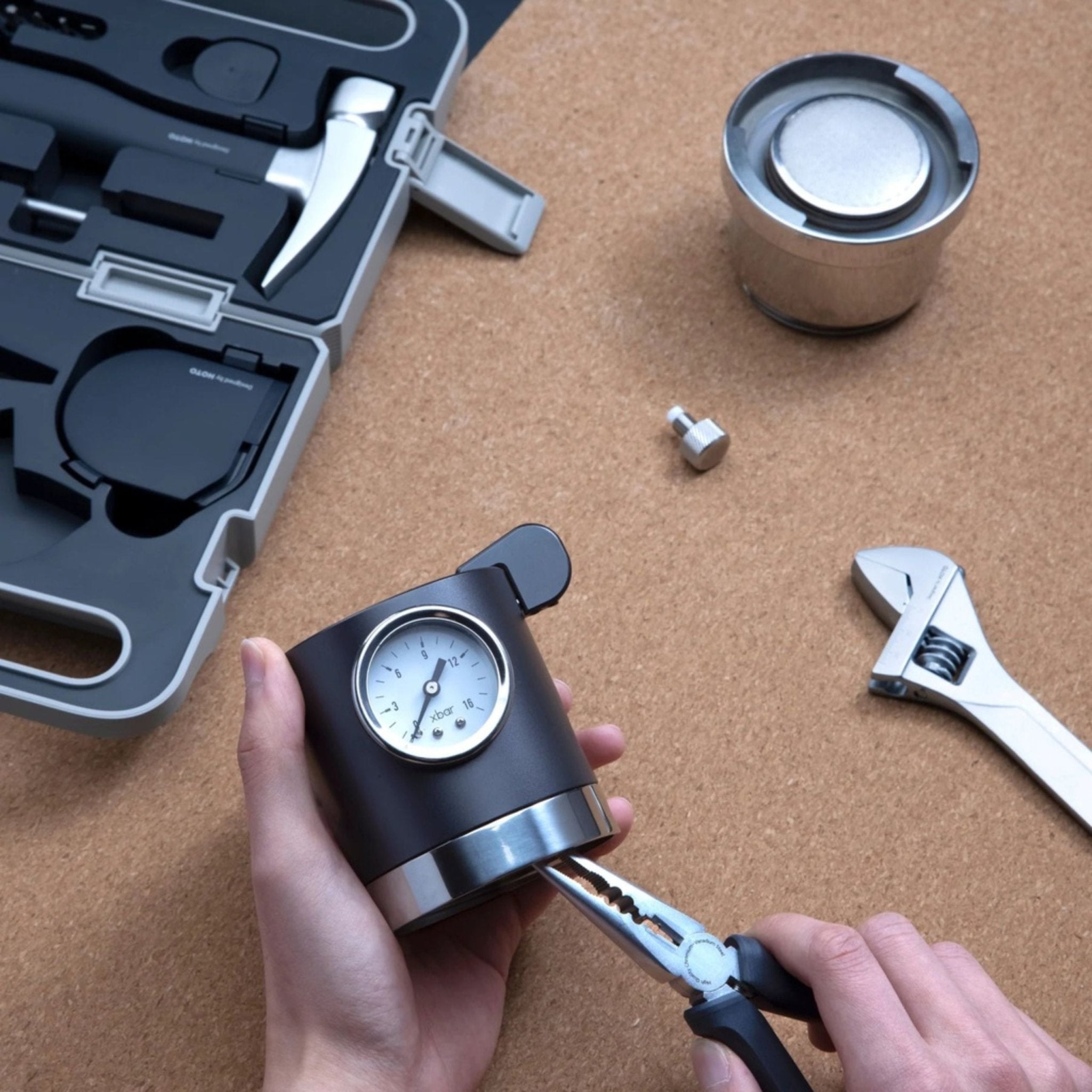HOTO Precision Screwdriver Sets with 3.6V Electric Screwdriver Tool Set - Gray