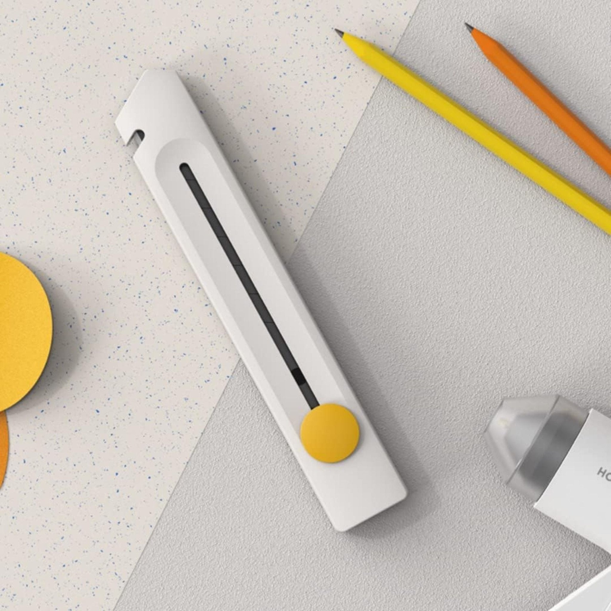 HOTO Utility Knife, Universal Cutter - White