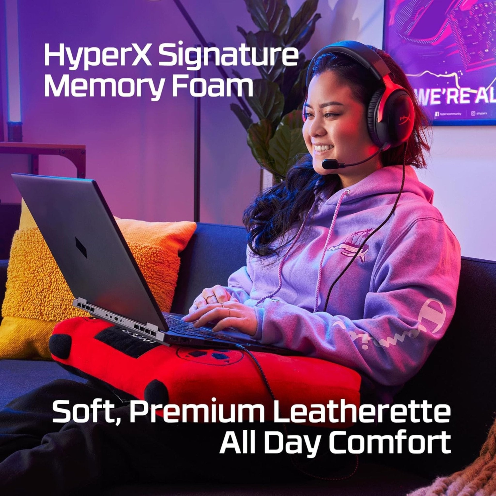 HYPERX Cloud III Wired Gaming Headset With Mic - Black Red