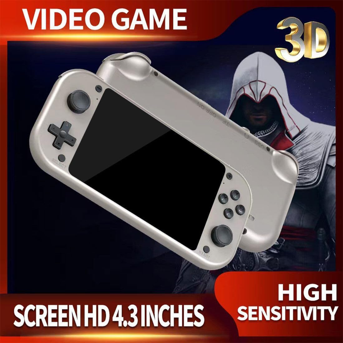 Handheld Video Game Console M17 HD 4.3-Inch