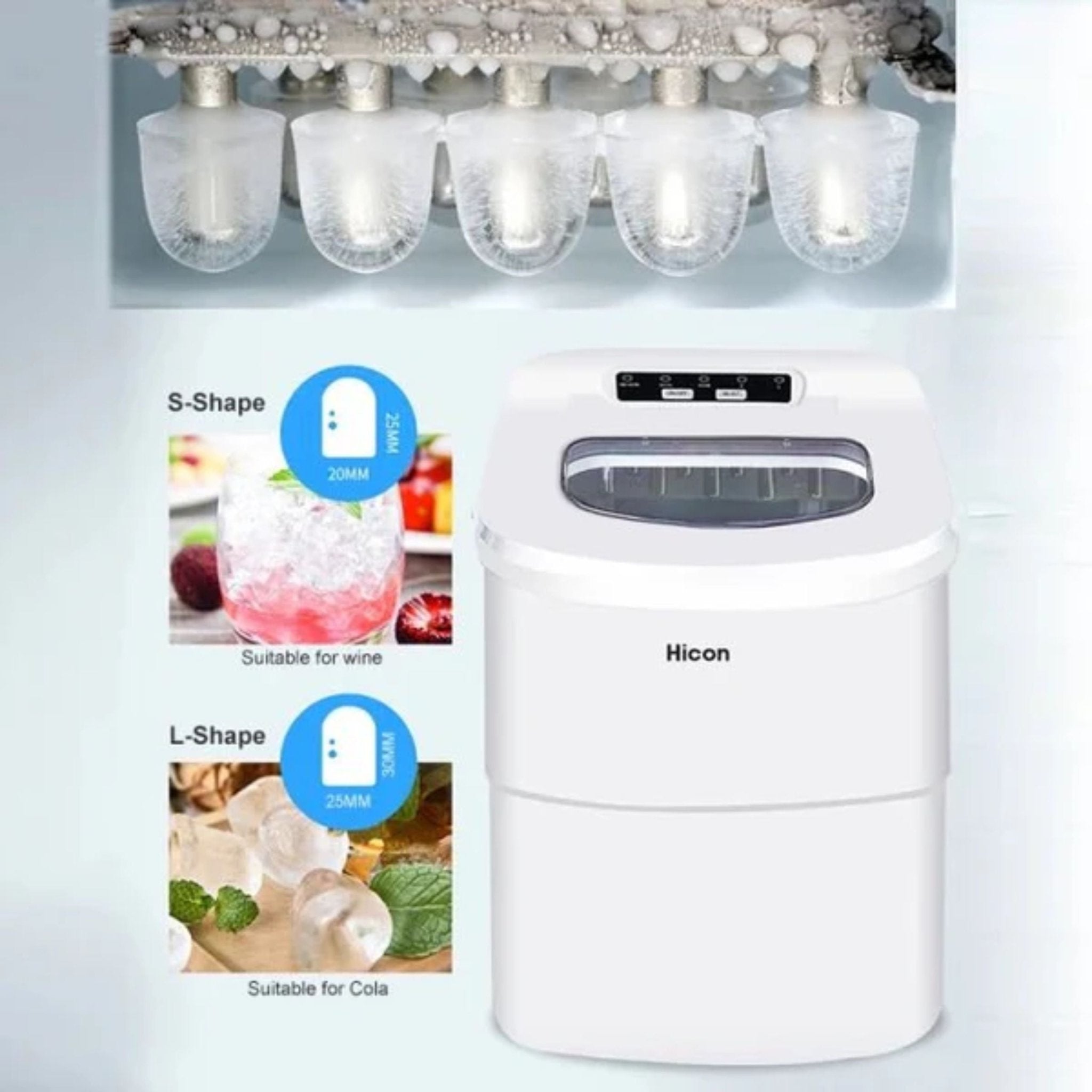 Hicon Ice Maker Machine - Household Ice Machine