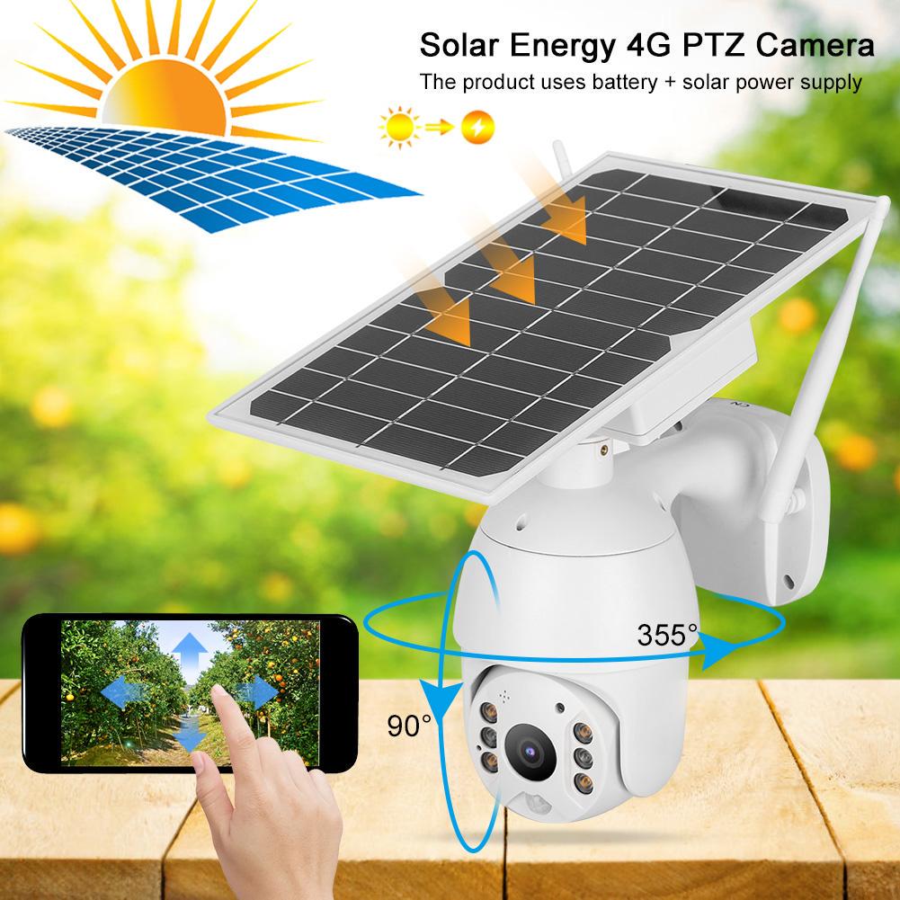 Intelligent Solar Energy Alert PTZ Camera 4G WIFI HD
