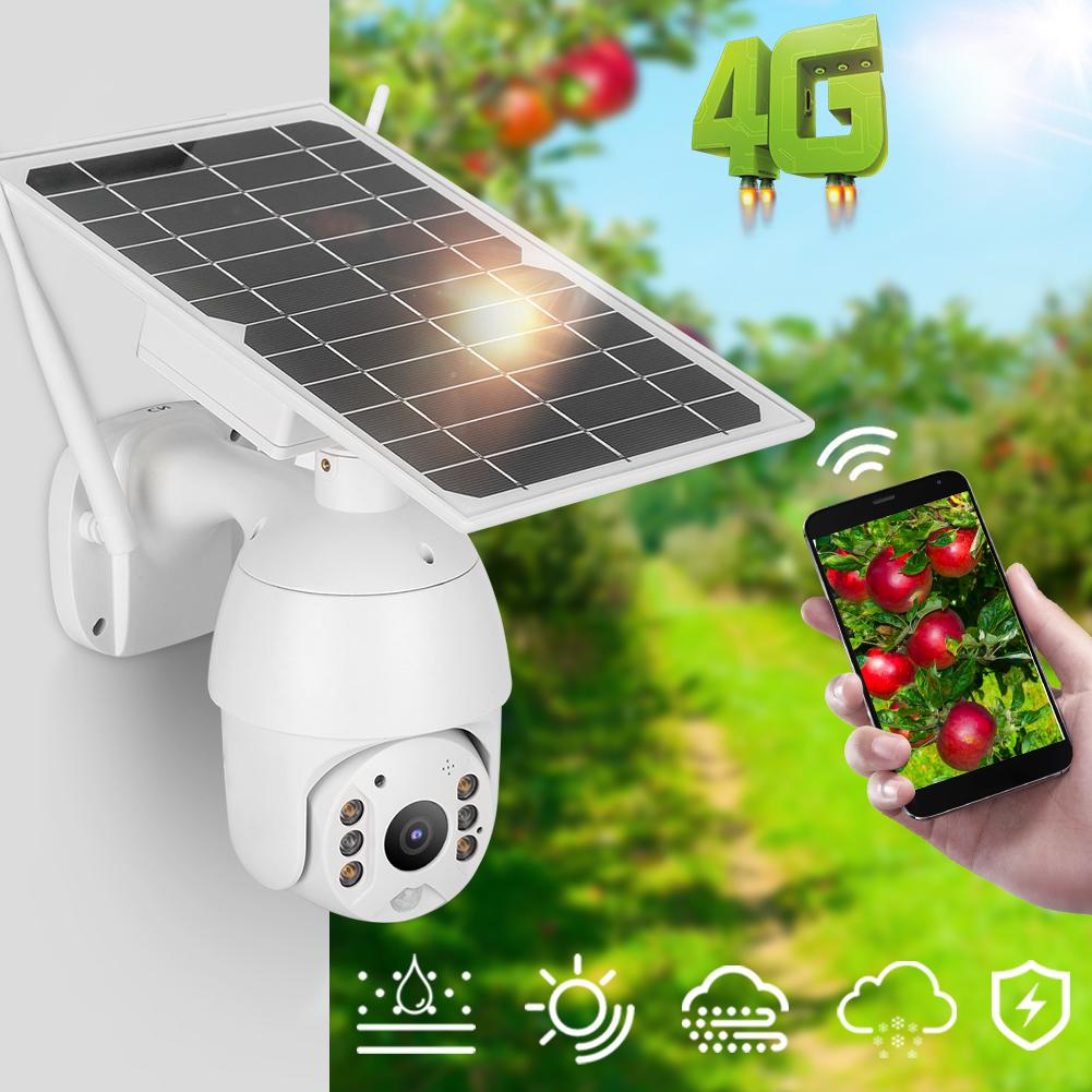 Intelligent Solar Energy Alert PTZ Camera 4G WIFI HD