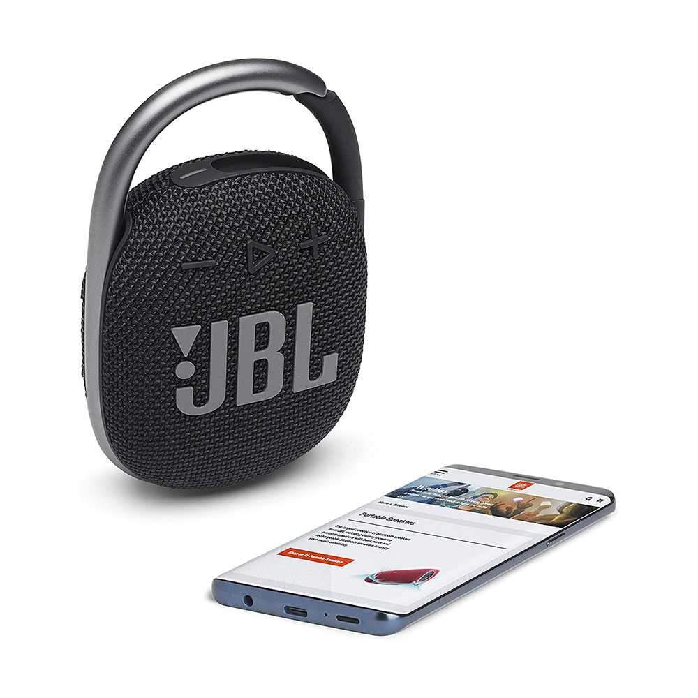 JBL Clip 4 Portable Wireless Speaker - Black