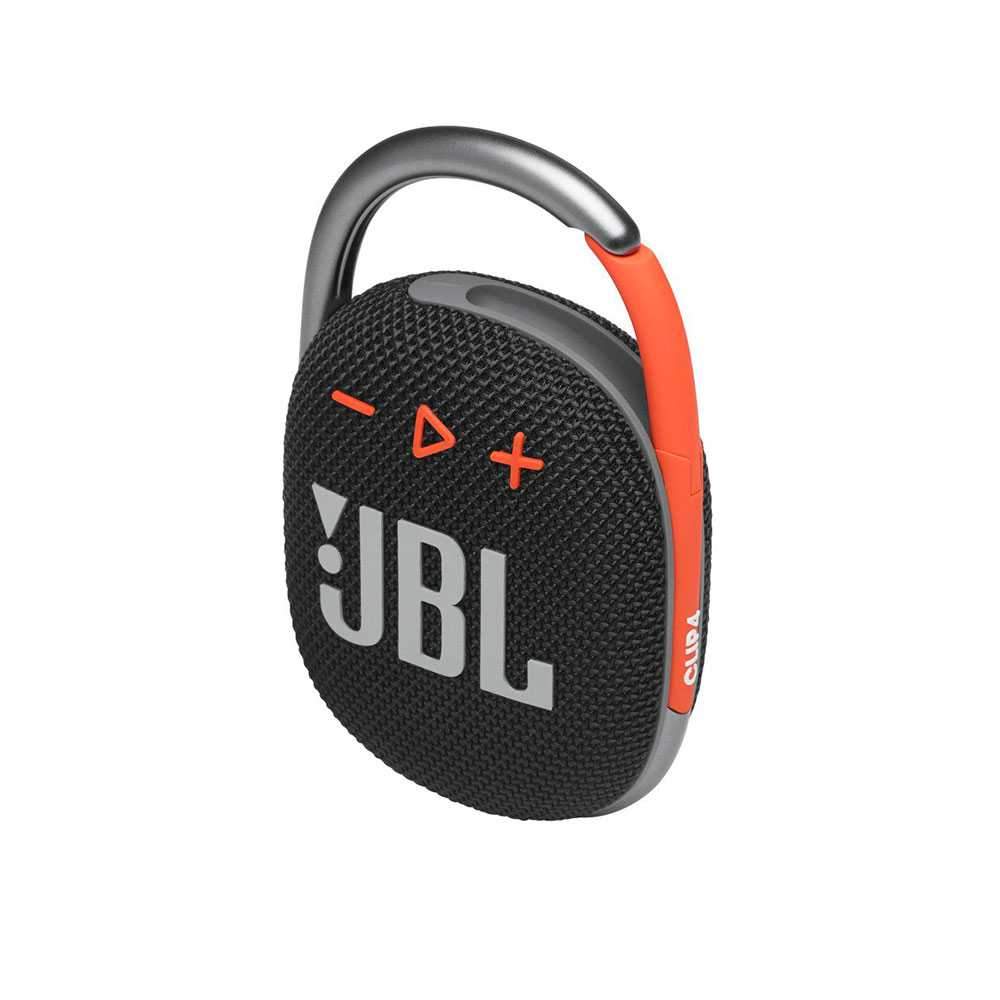 JBL Clip 4 Portable Wireless Speaker - Black / Orange