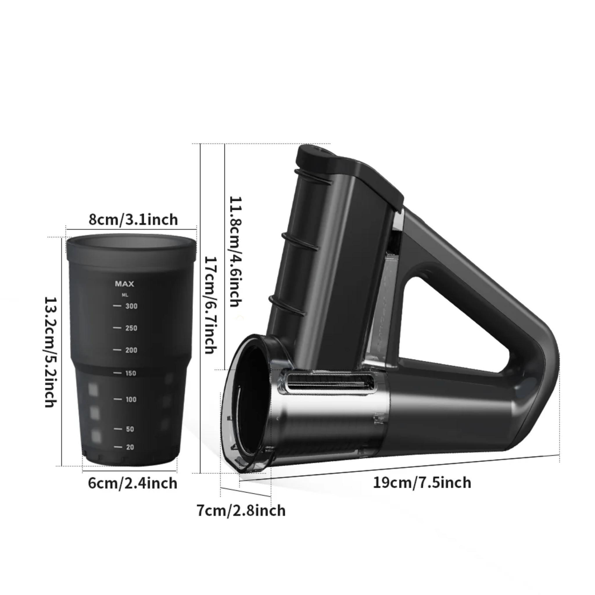 KEOUKE Multi - Functional Electric Handheld Food Chopper - Black
