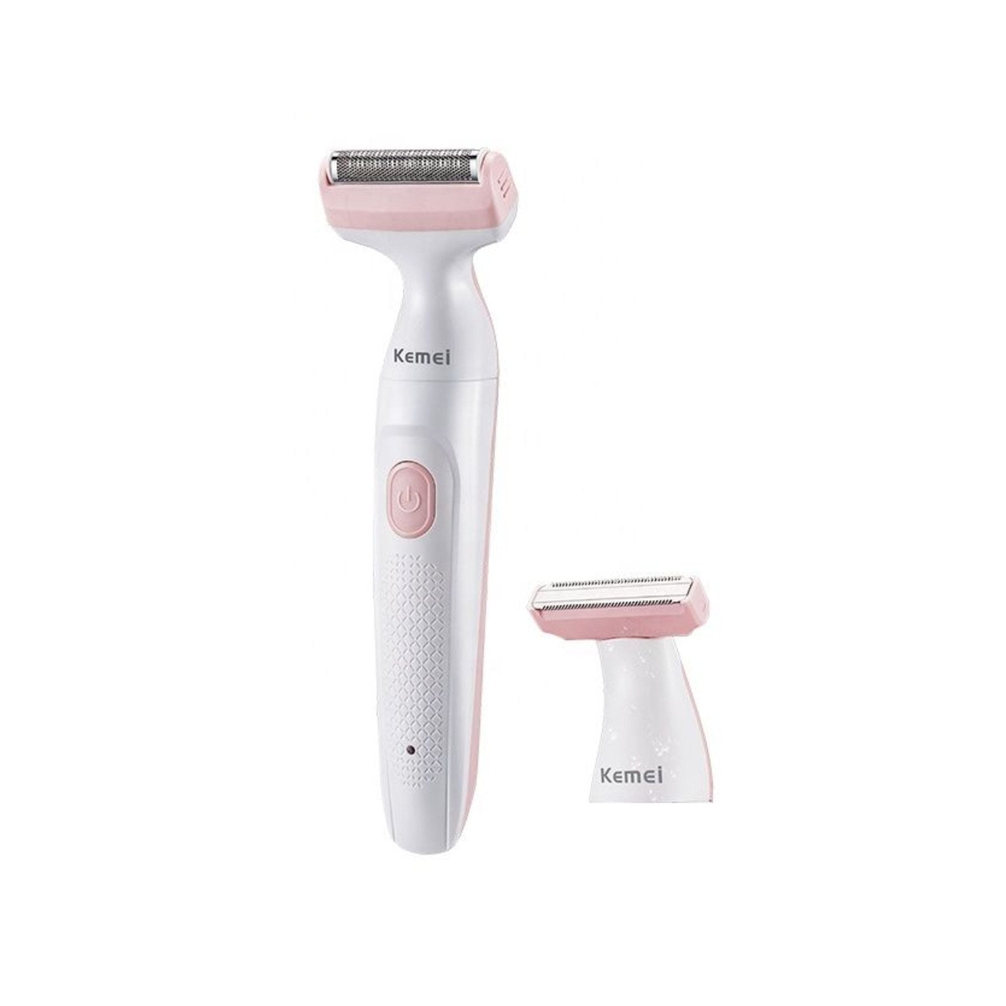 Kemei Professional 2 in 1 Body Trimmer IPX5 KM-133 - White/Pink