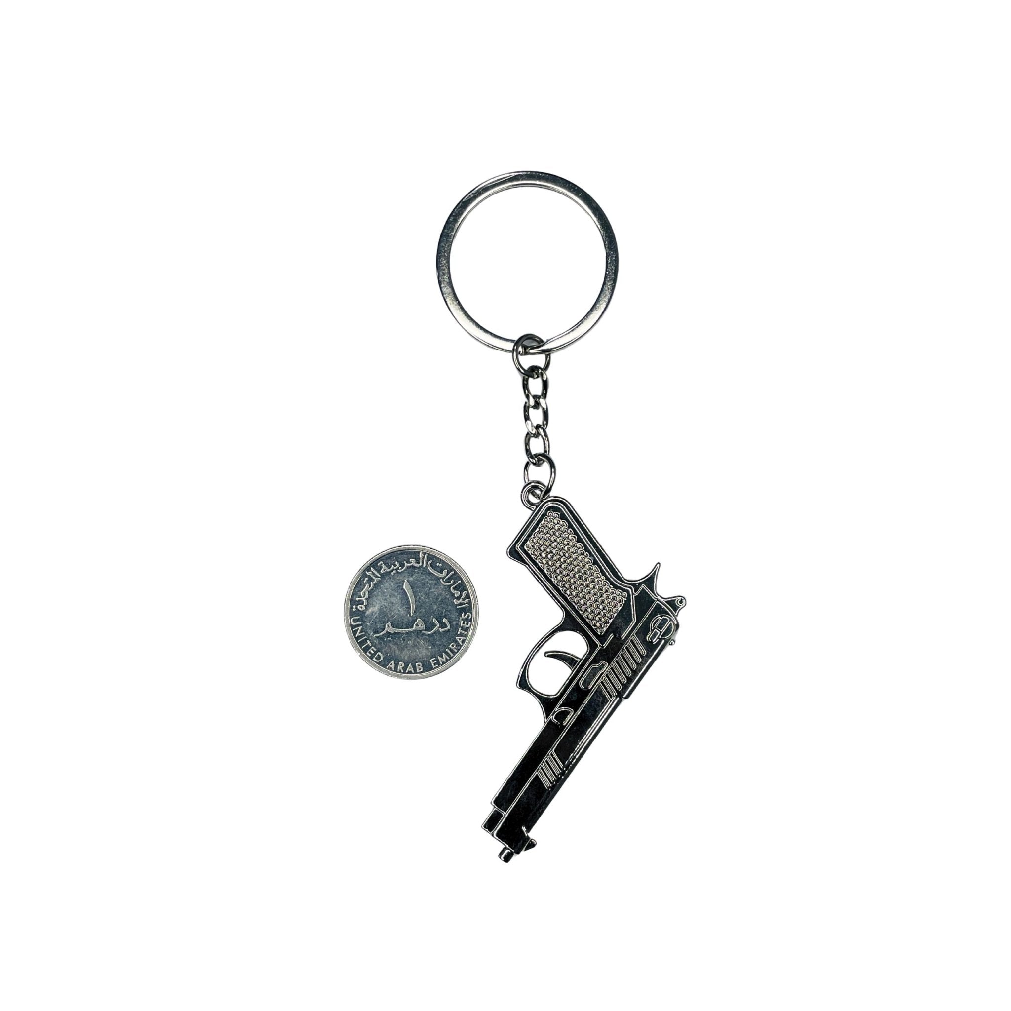 Keychain Gun - 2 - Silver