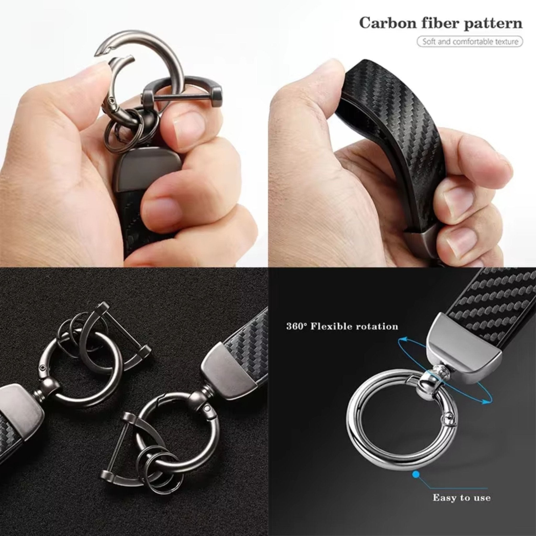 Keychain PORSCHE - Black