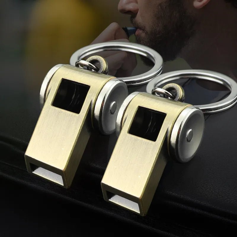 Keychain Whistle - Gold