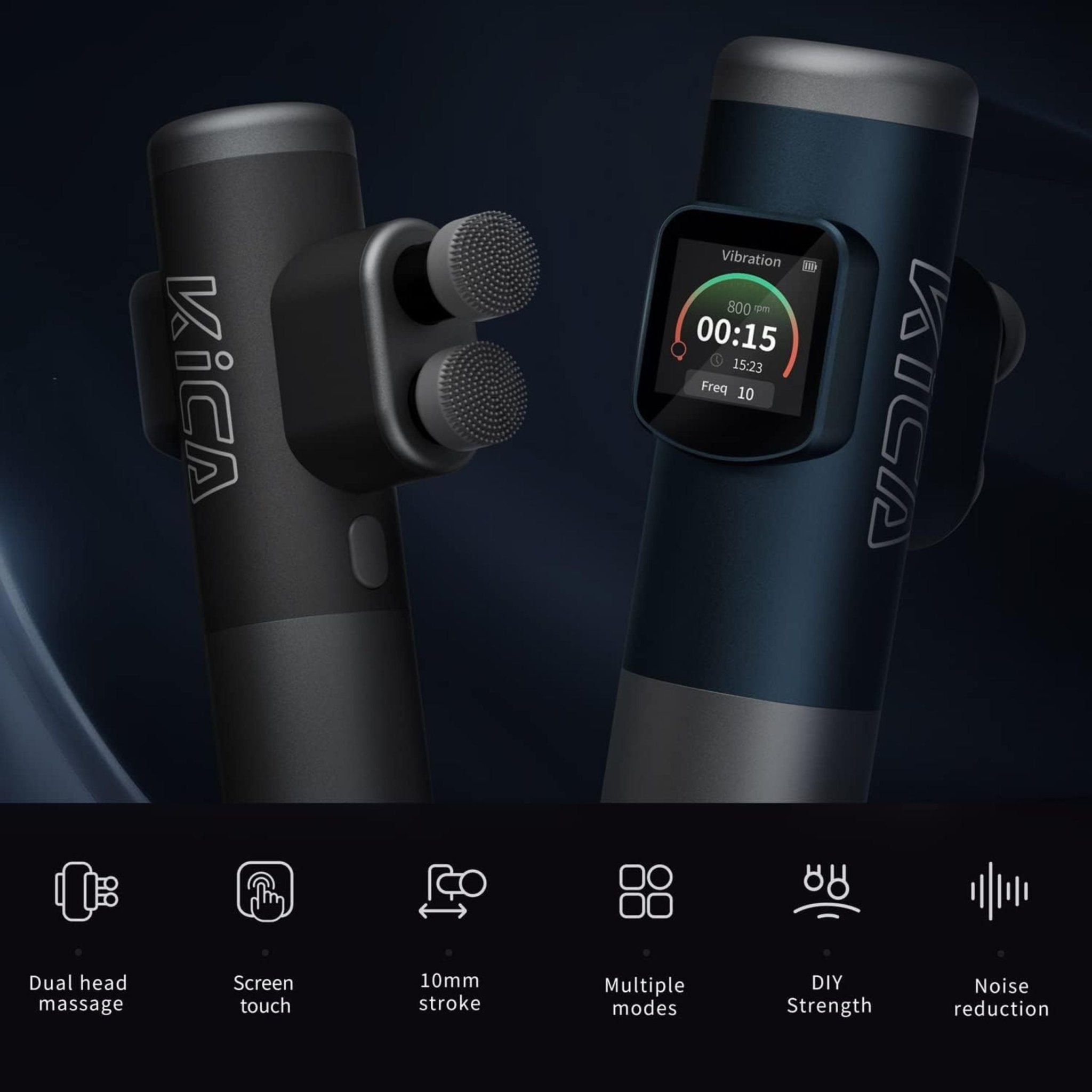 KiCA Pro Dual-Head Massage Gun A3D