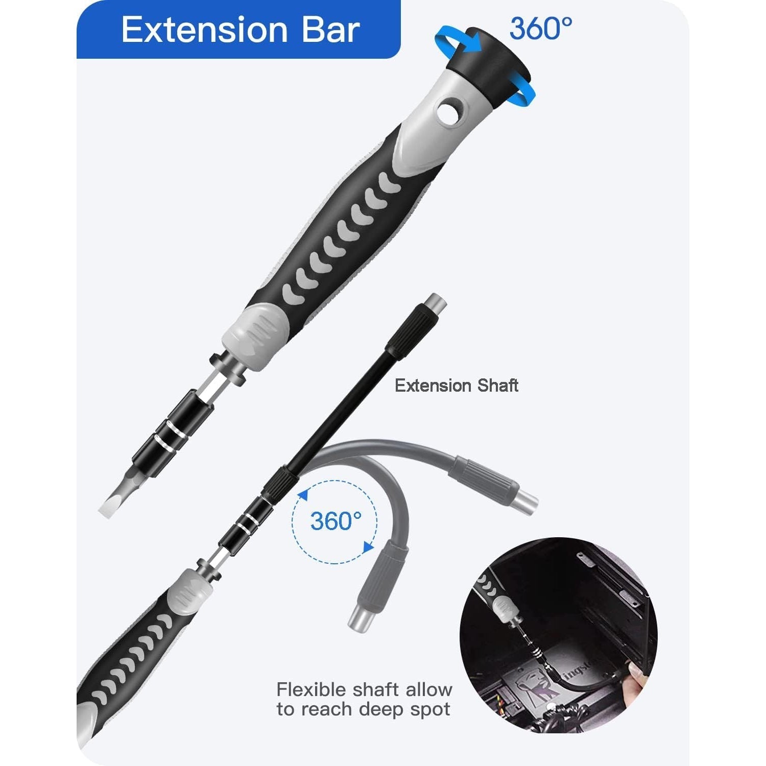 Kingsdun Precision Screwdriver Repair Tool Kit 130 IN 1