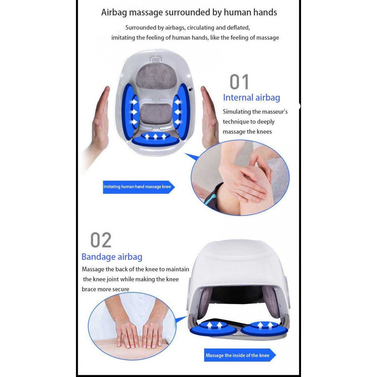 Knee Massager HZ-1 - White