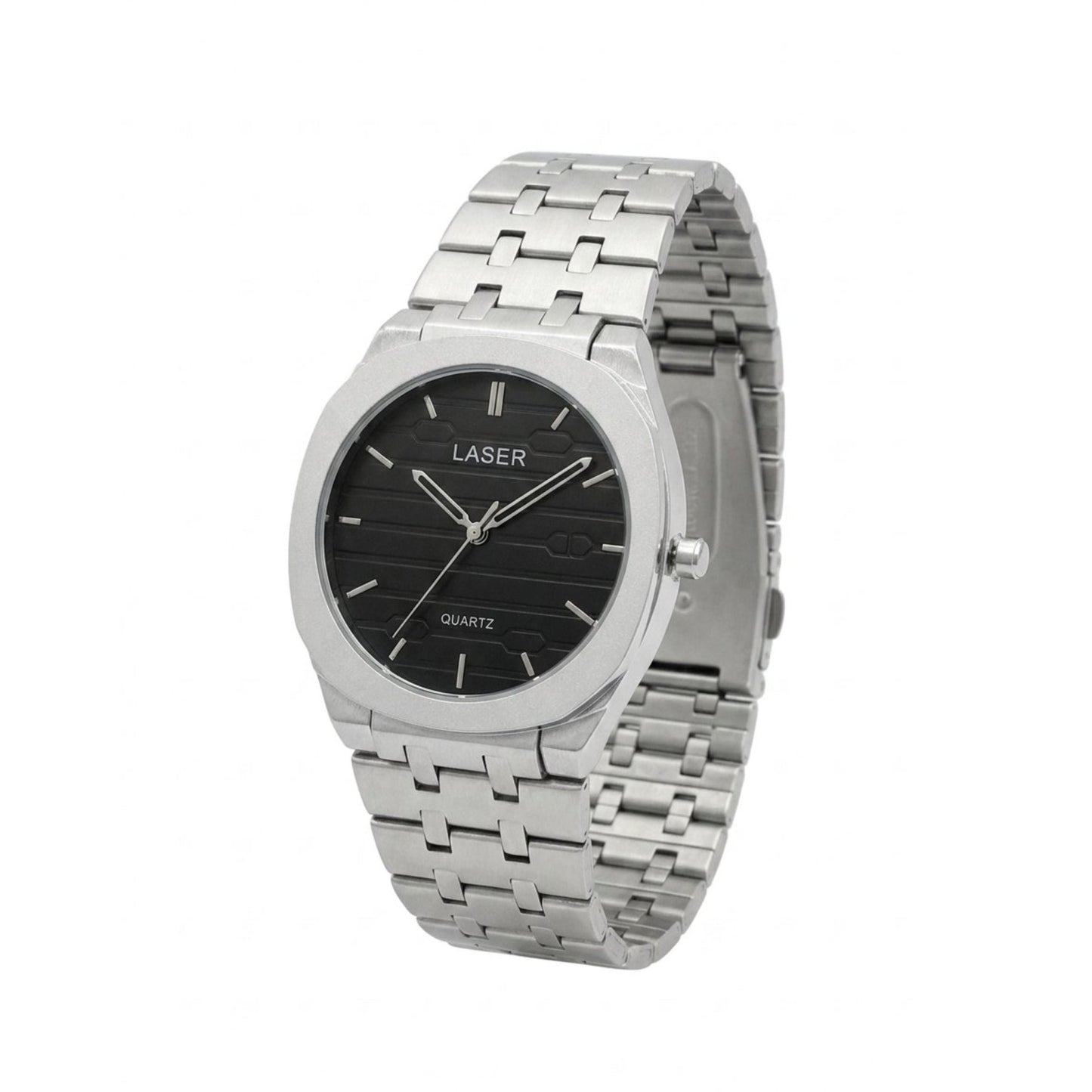 LASER Men's Ultra Thin Watch - Black