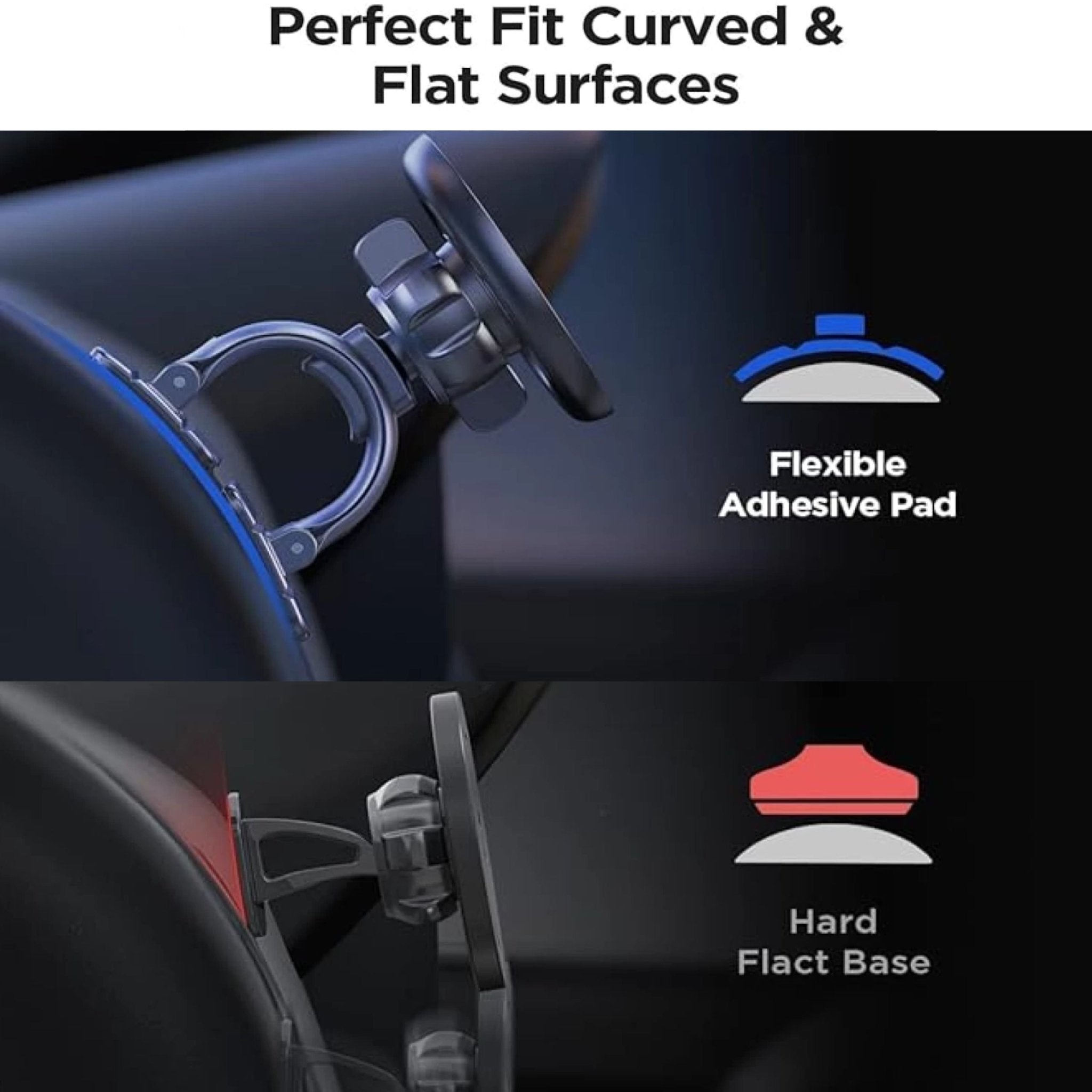 LISEN 2 in 1 Magsafe Car Phone Holder - Black