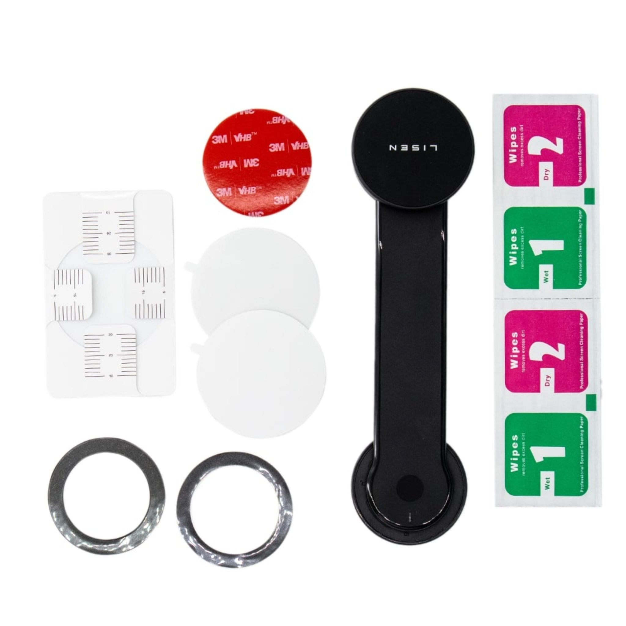 LISEN Folding MagSafe Mobile Phone Holder - Black