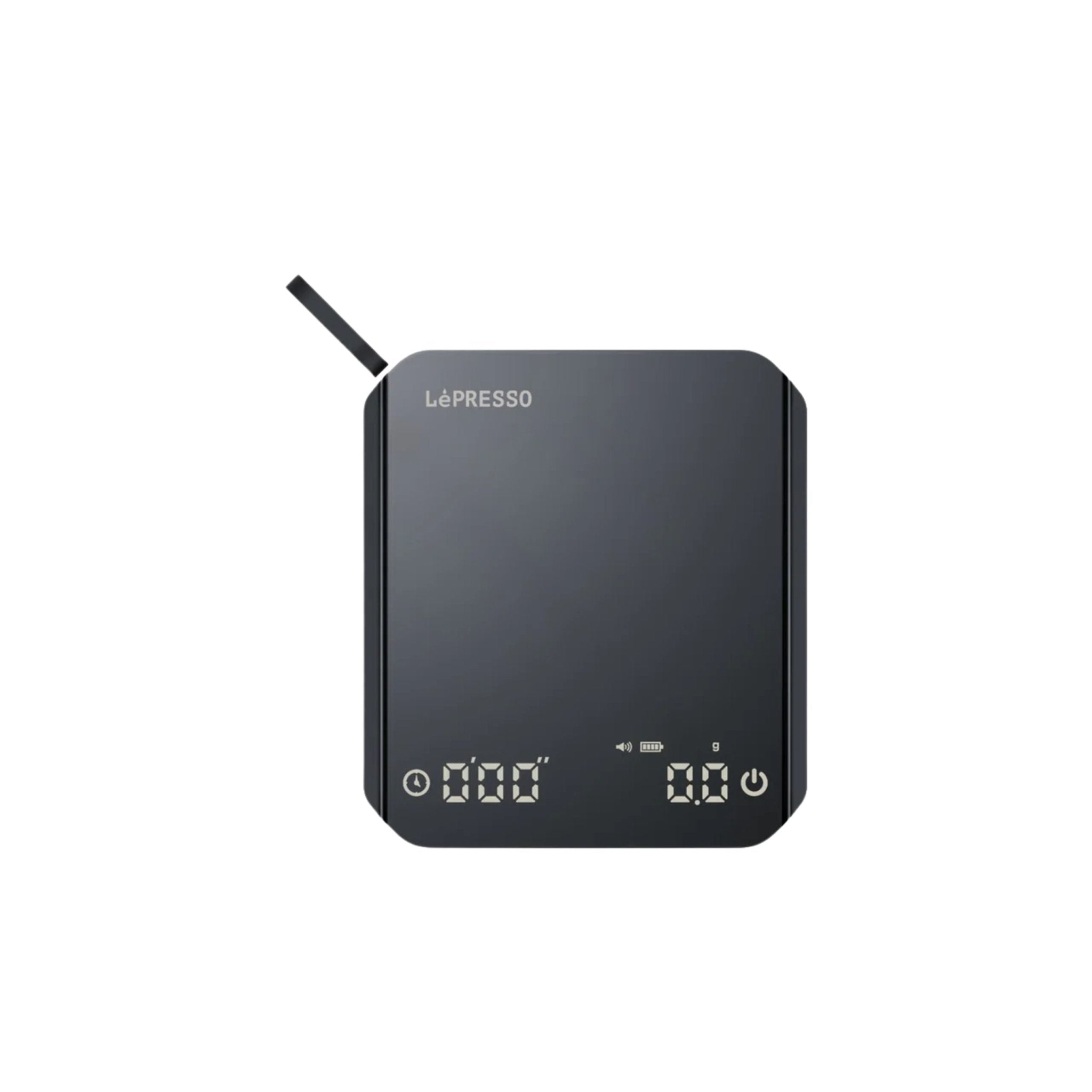 LePresso Digital Coffee Scale with Timer - Black