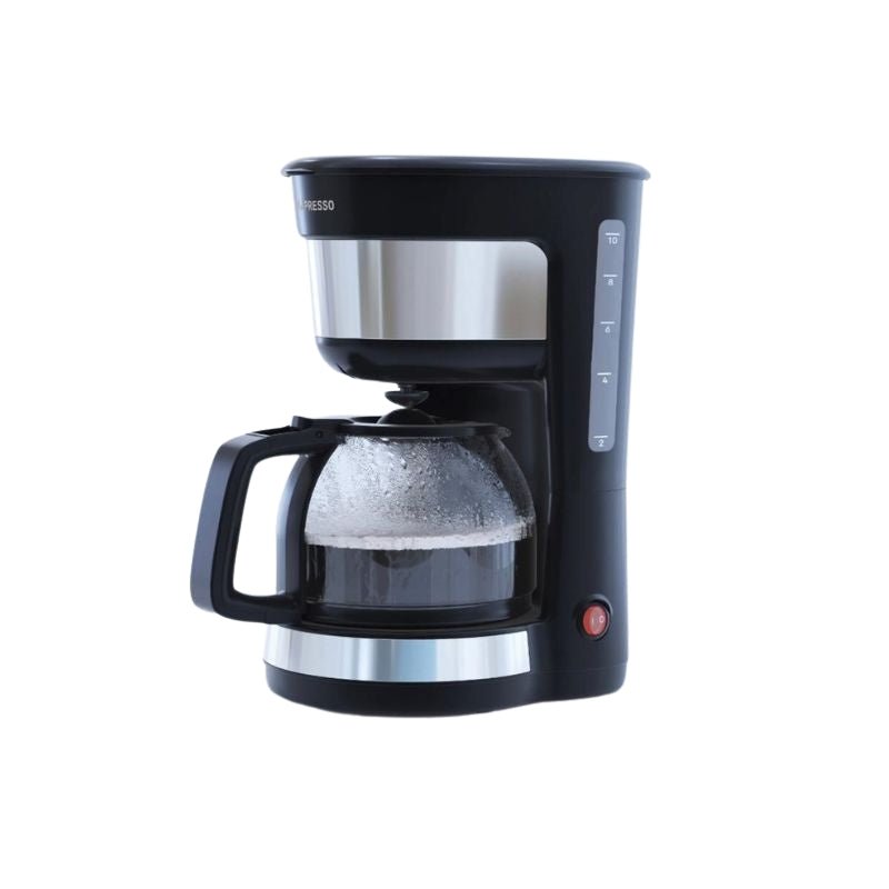 LePresso Drip Coffee Maker with Glass Carafe 1.25L 1000W (LPDCMBK) - Black