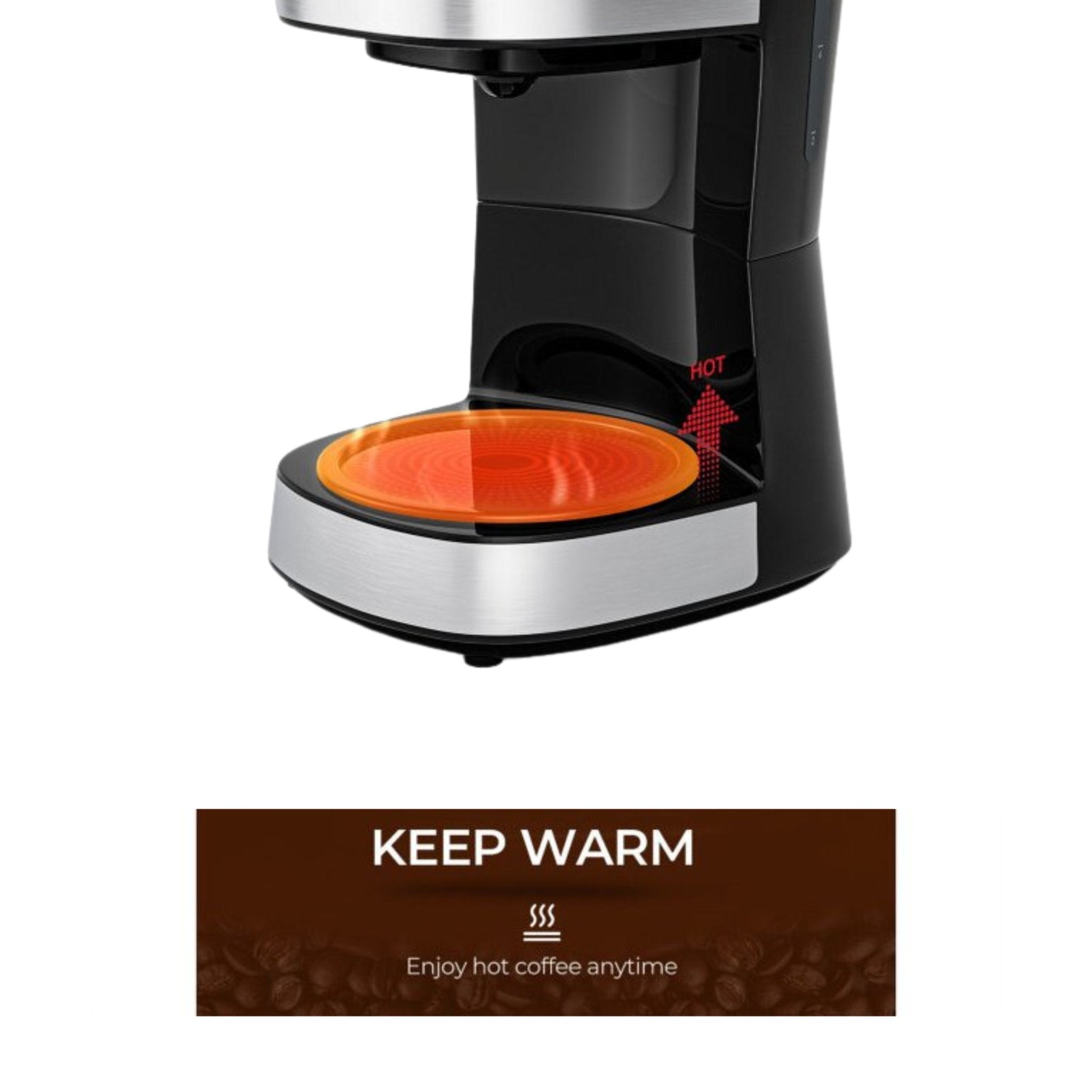 LePresso Drip Coffee Maker with Glass Carafe 1.5L 900W (LPCMDGBK) - Black