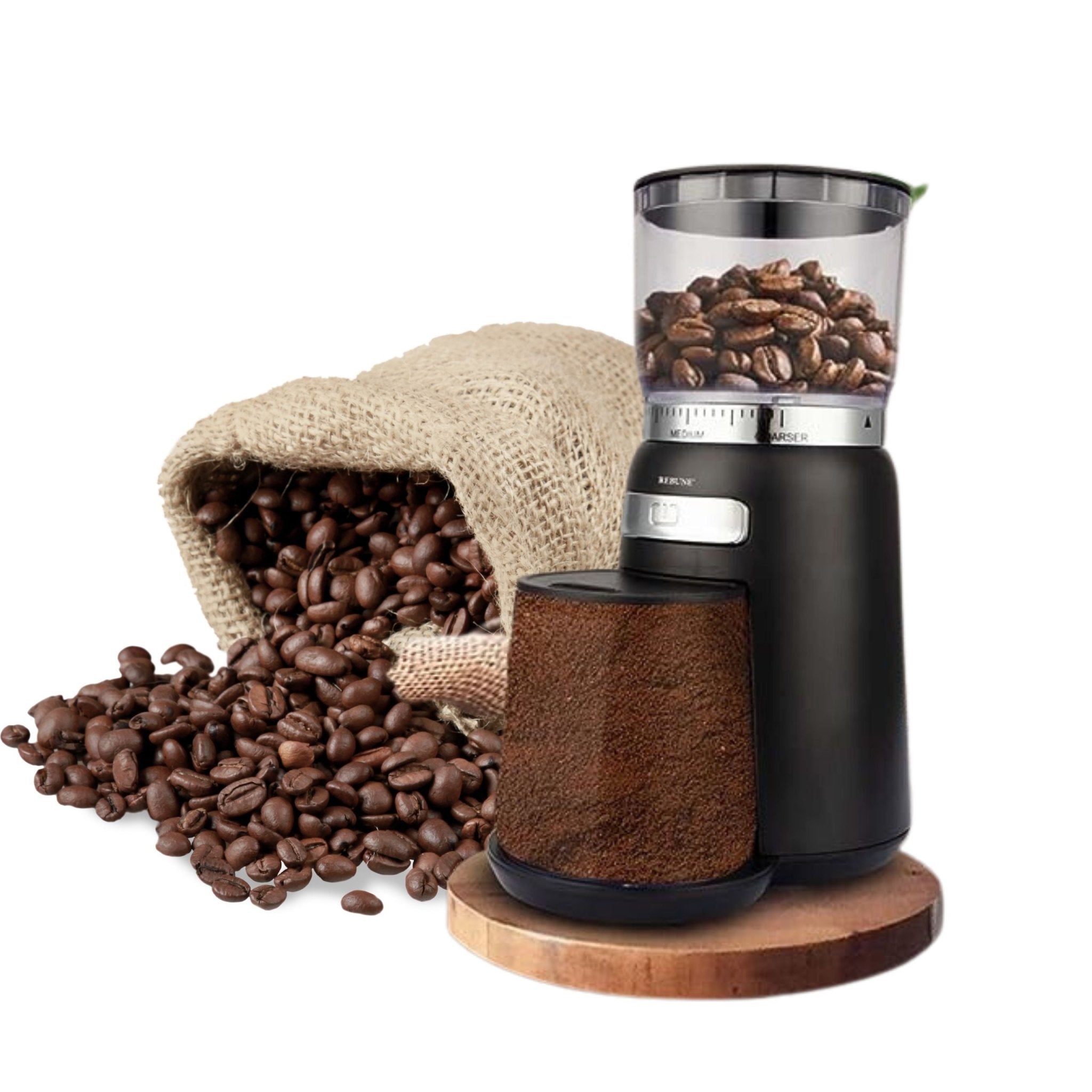 LePresso High Perfomance Coffee Bean Grinder 210g 120W (LPPWGRBK) - Black