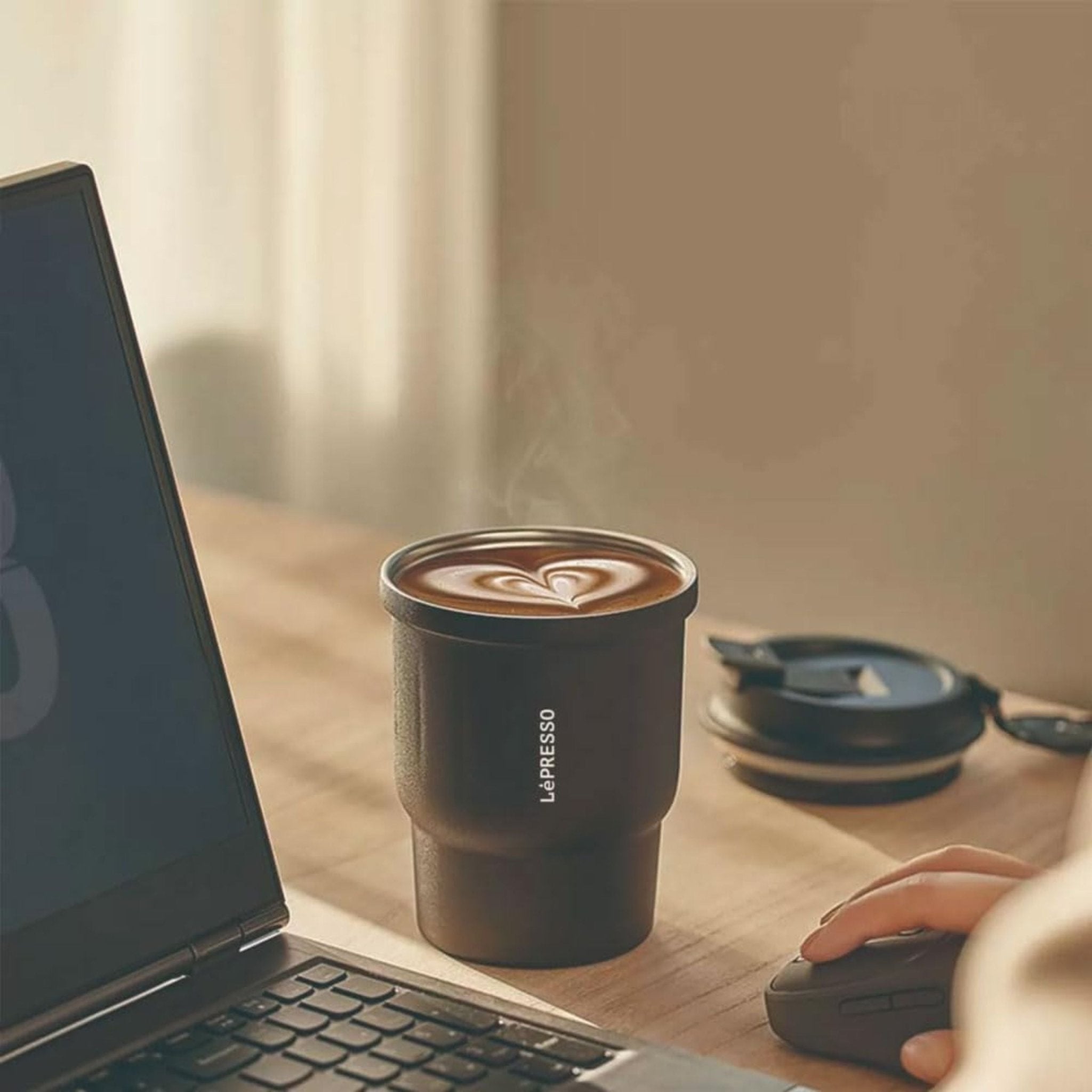 LePresso Insulated Tumbler Hot & Cold Drinks Mug 450ml