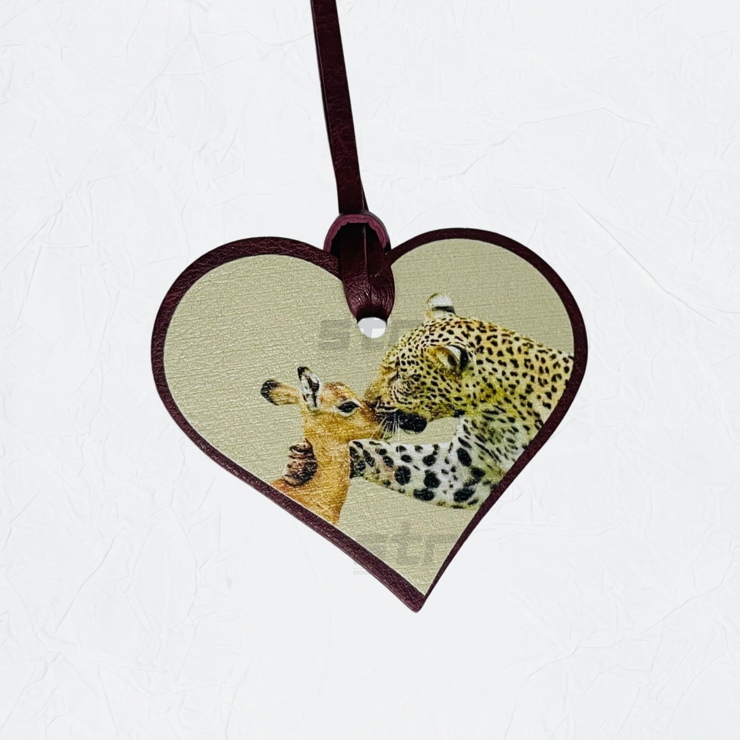 Leather Charm Cheetah & Gazelle - 2