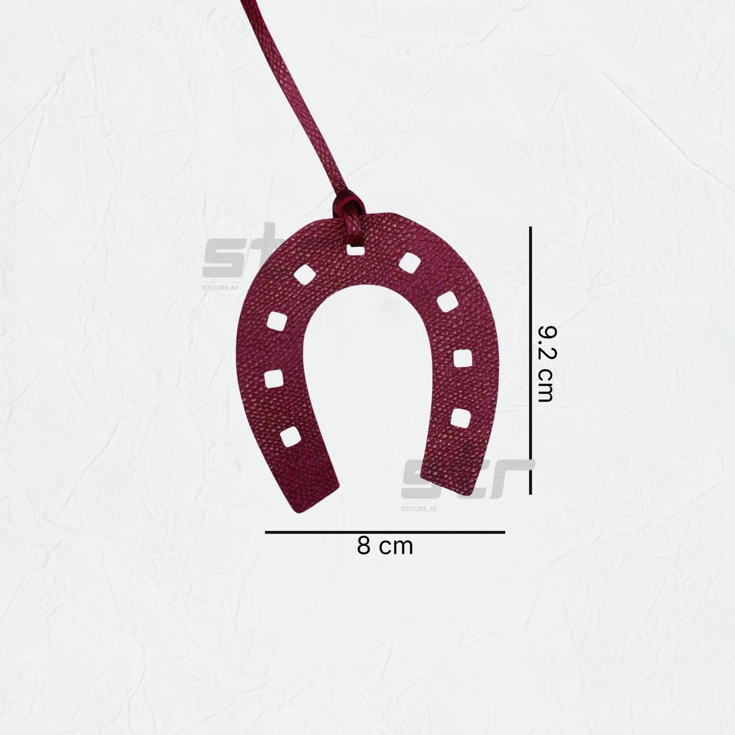 Leather Charm Horseshoe - 4