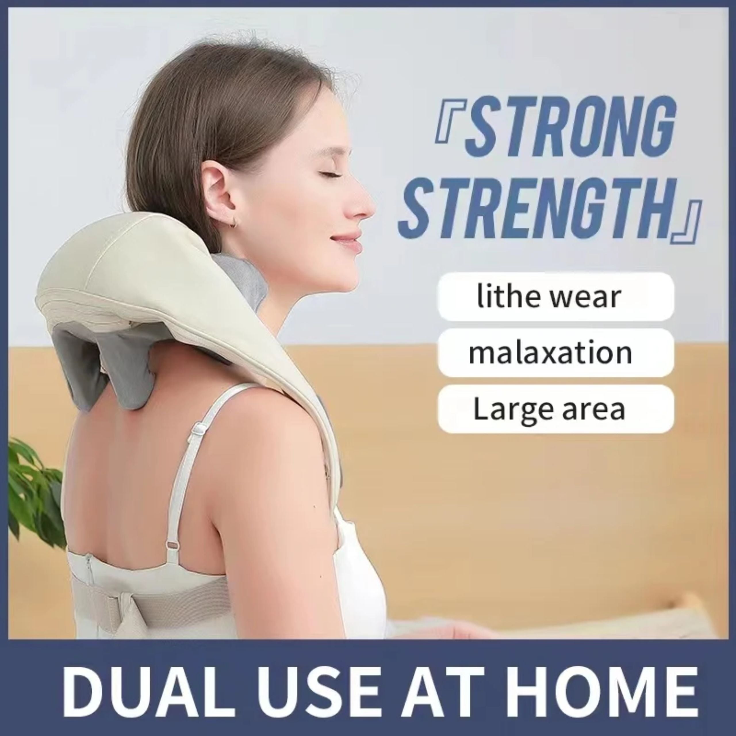 Leravan 3D Shoulder and Neck Massager LJSN001 - Grey
