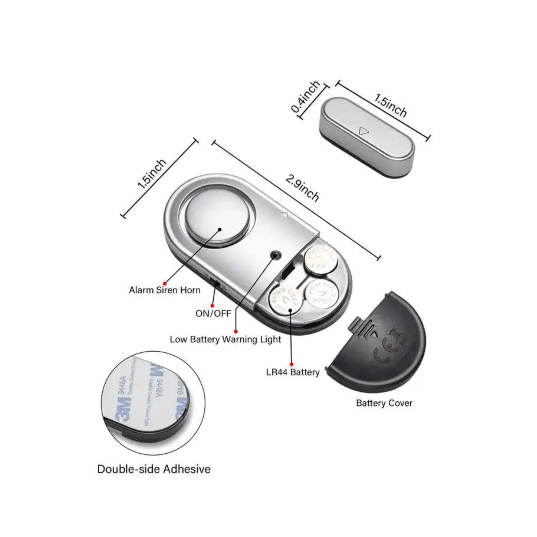Loud Door and Window Open Alarm Sensor