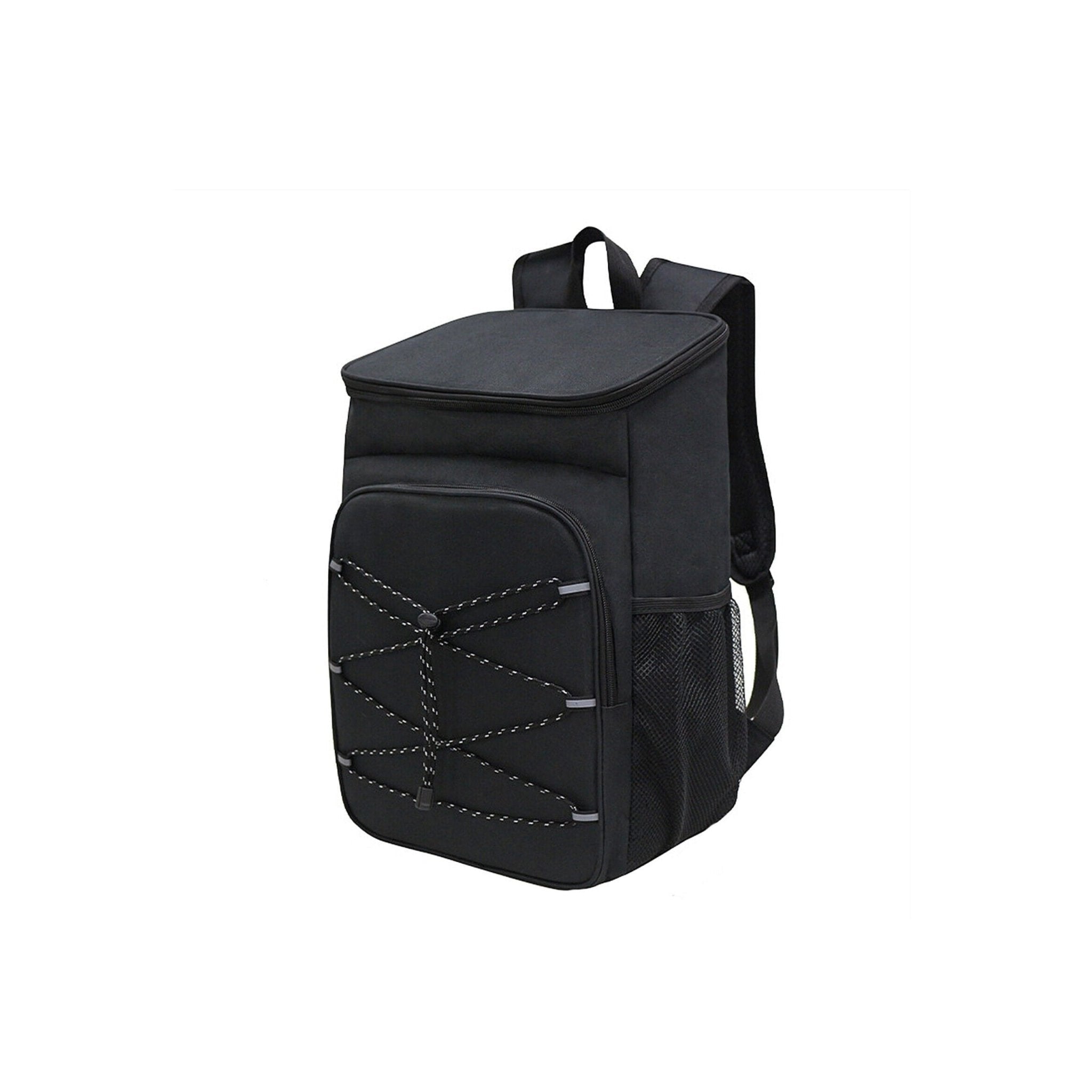 Lunch Camping Backpack Waterproof Bag - Black