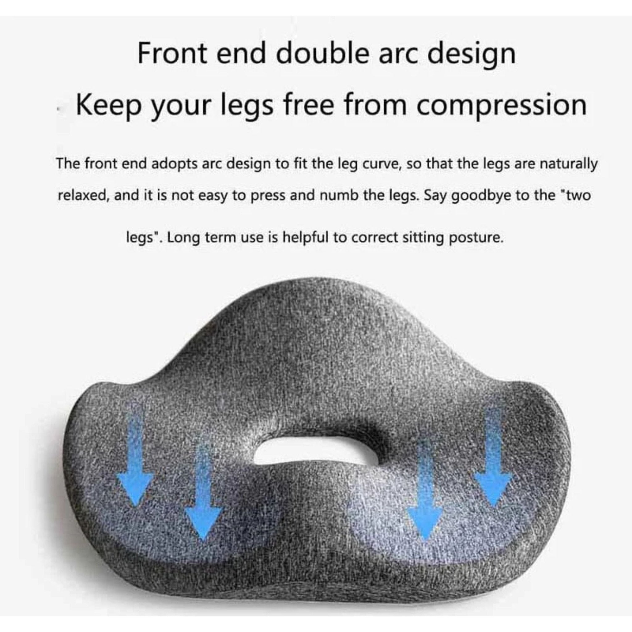 Lutors Orthopedie Medical Seat Cushion PLS001 - Grey