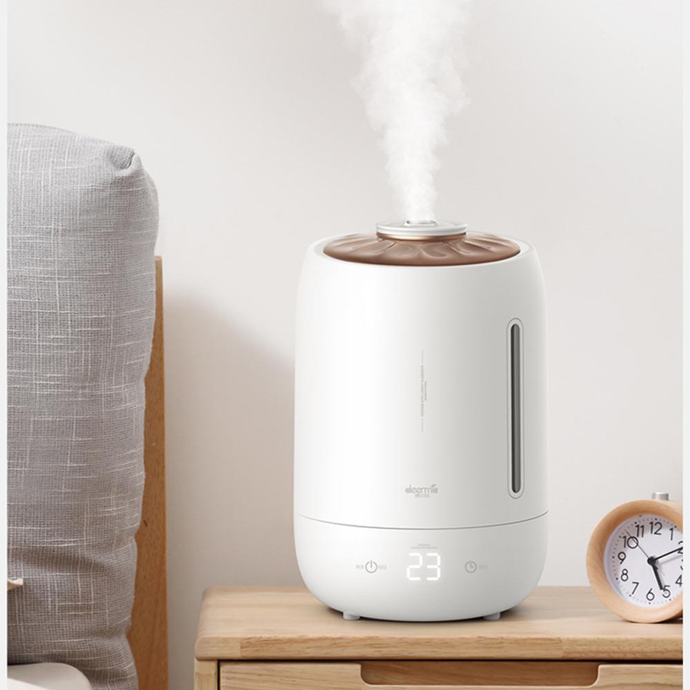 MI Deerma- Air Humidifier F600 5L Household Air Purifying Mist Maker Timing Touch