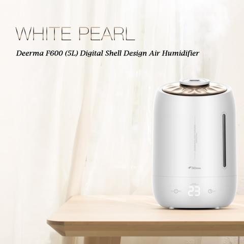 MI Deerma- Air Humidifier F600 5L Household Air Purifying Mist Maker Timing Touch