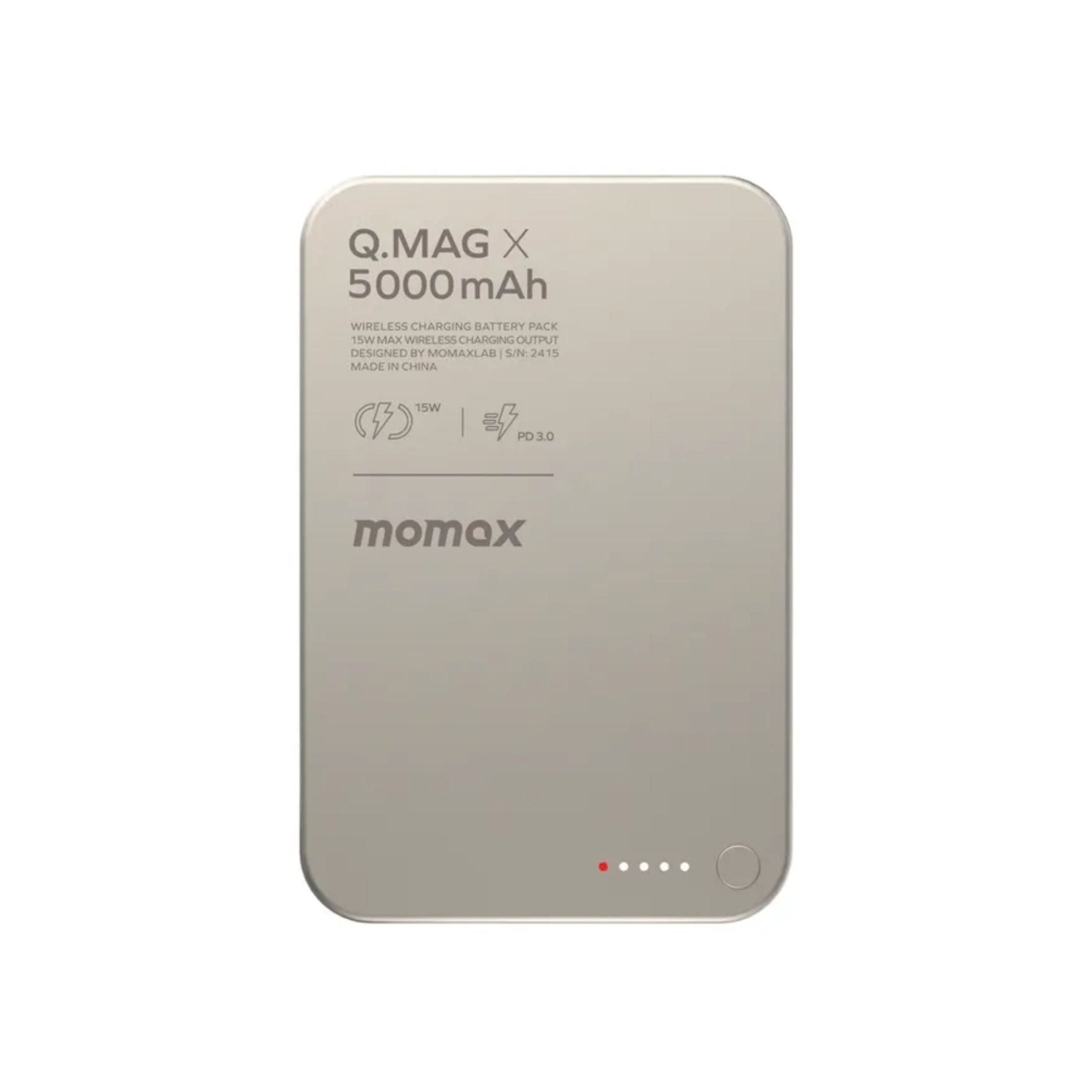 MOMAX Q.MAG X 5000mAh Magnetic Power Bank