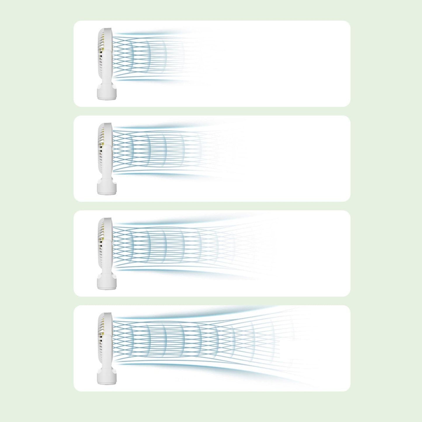 MOTI Wall Mounted Desktop Fan MT6 - Grey