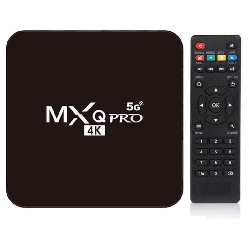 MXQ Pro 4K Android 11.1 Internet Multimedia TV Box - Black