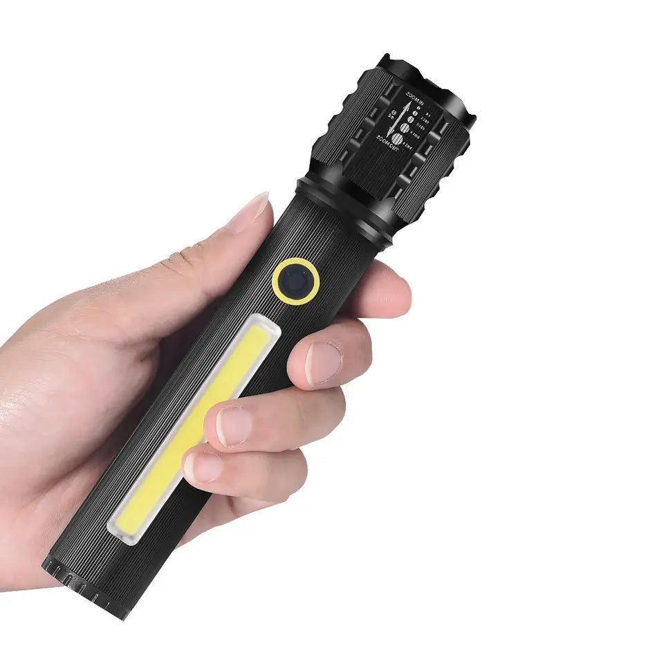 Macest Strong Light Flashlight MC-62212 - Black