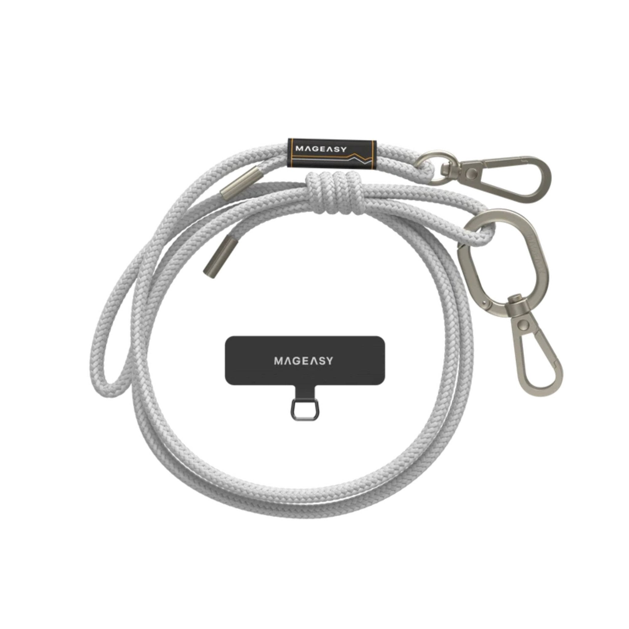 MagEasy 6mm Strap + Strap Card - Phone Lanyard - Misty Gray