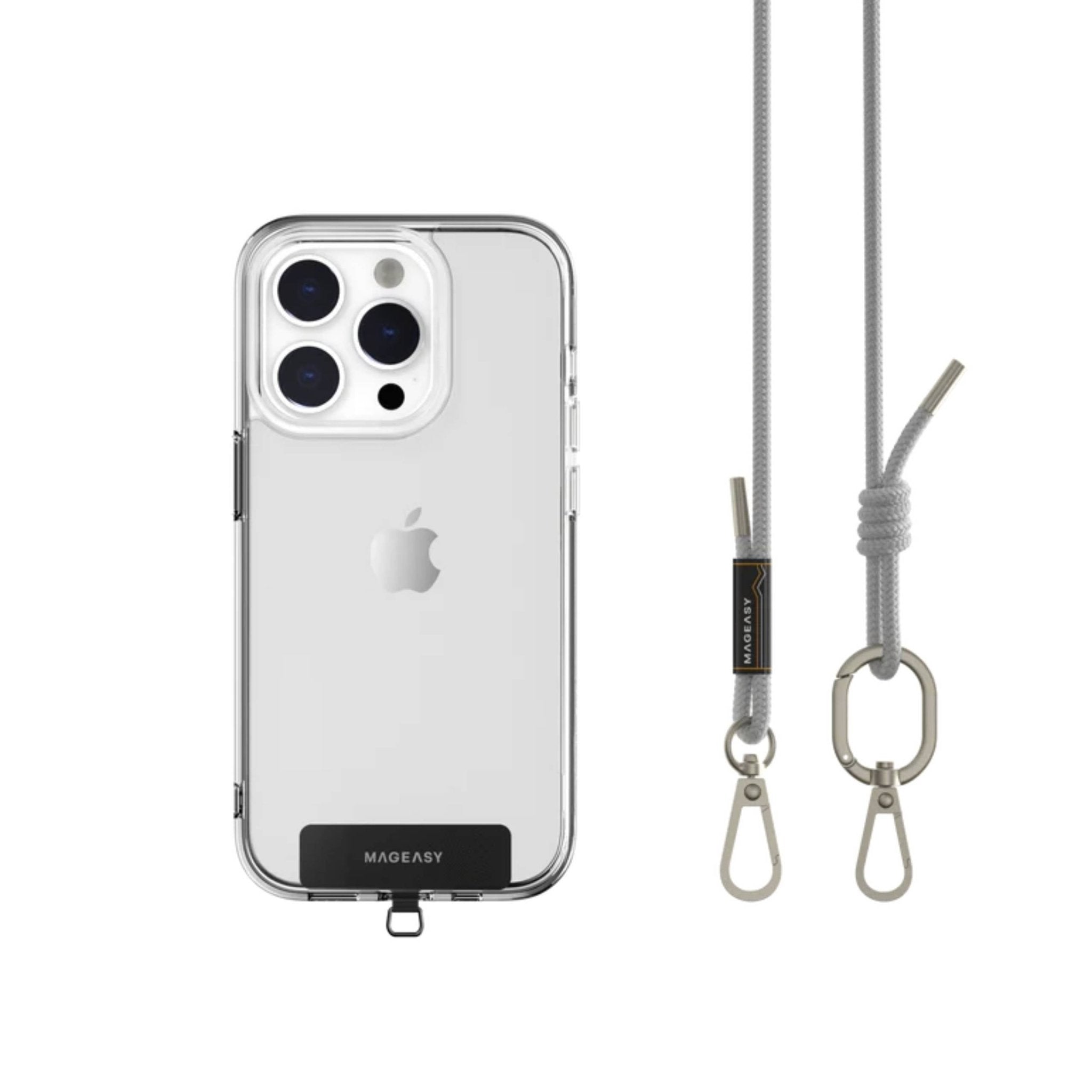 MagEasy 6mm Strap + Strap Card - Phone Lanyard - Misty Gray