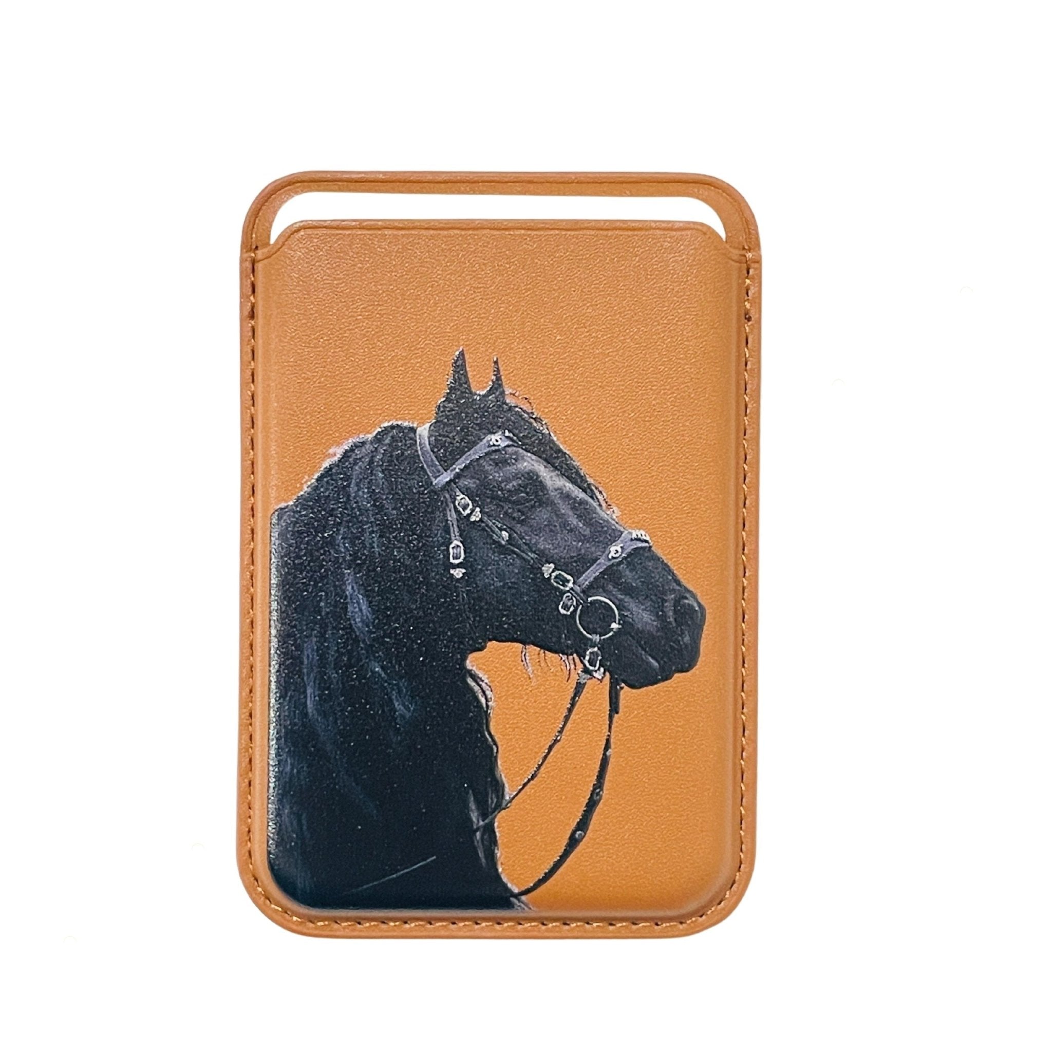 Magnetic Card Holder Black Horse - 2