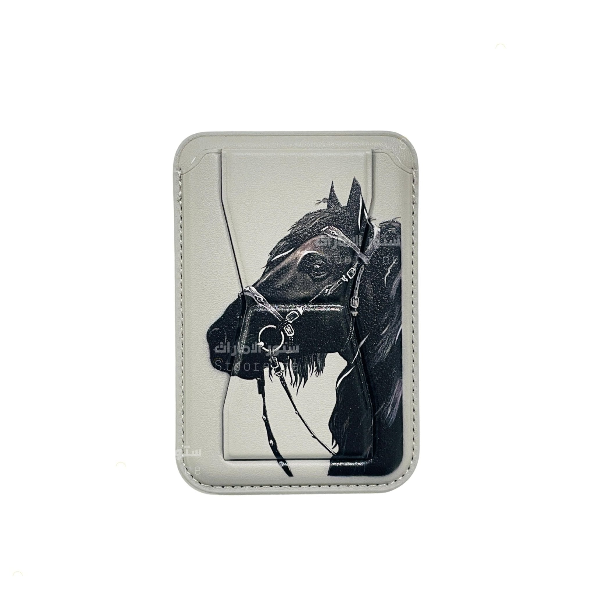 Magnetic Card Holder Black Horse - 3