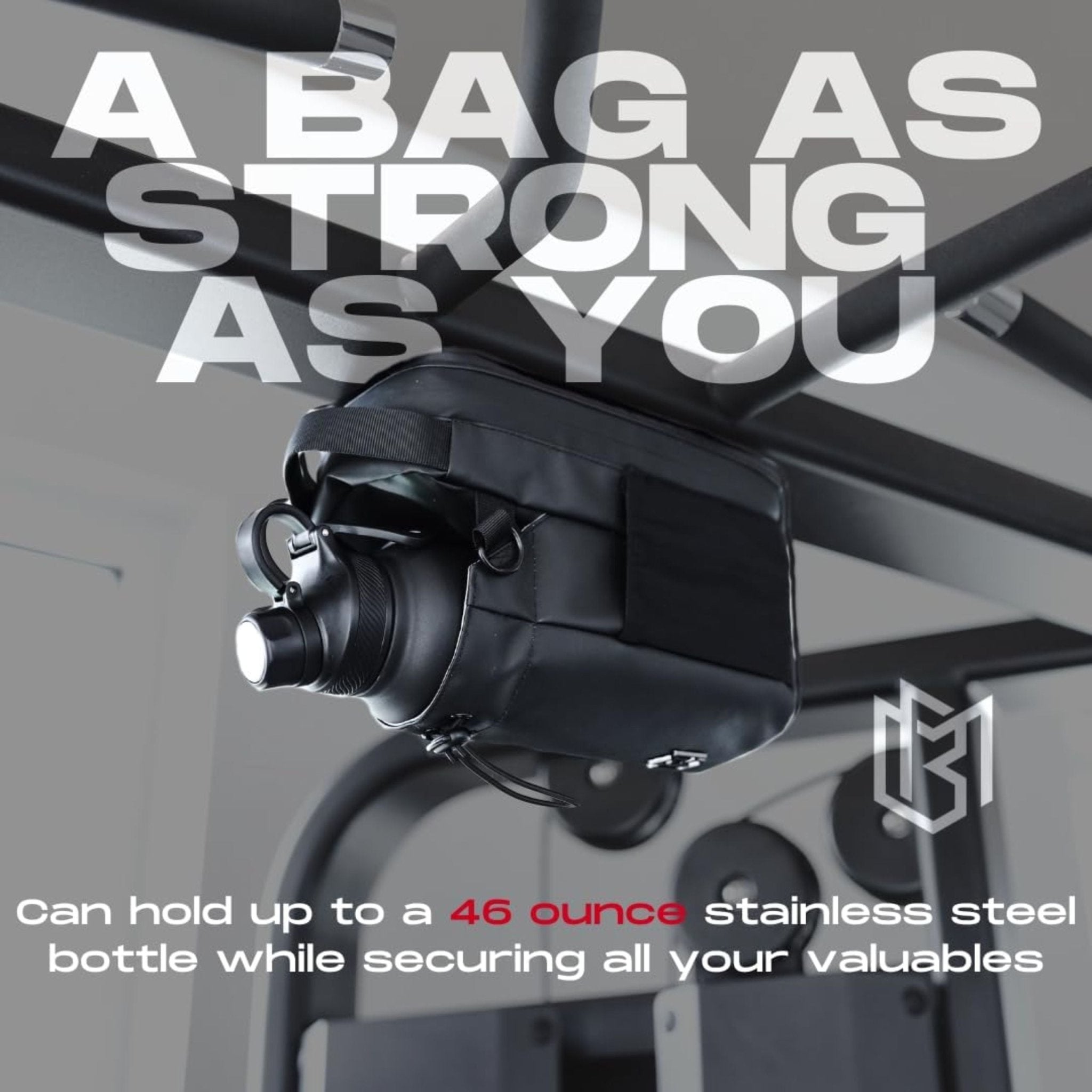 Magnetic Gym Bag - Black
